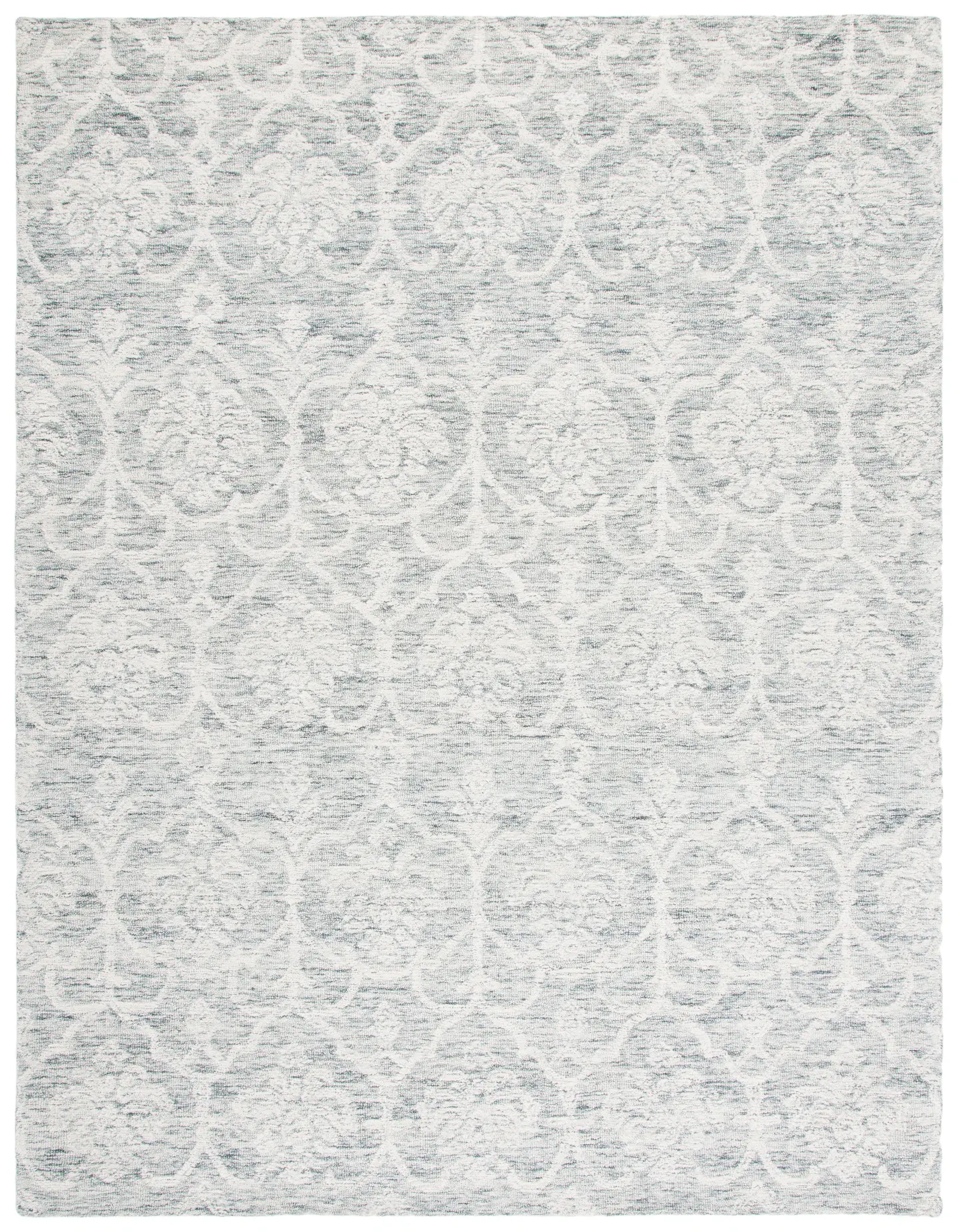 Metro Damask Hand-Tufted Wool Rug