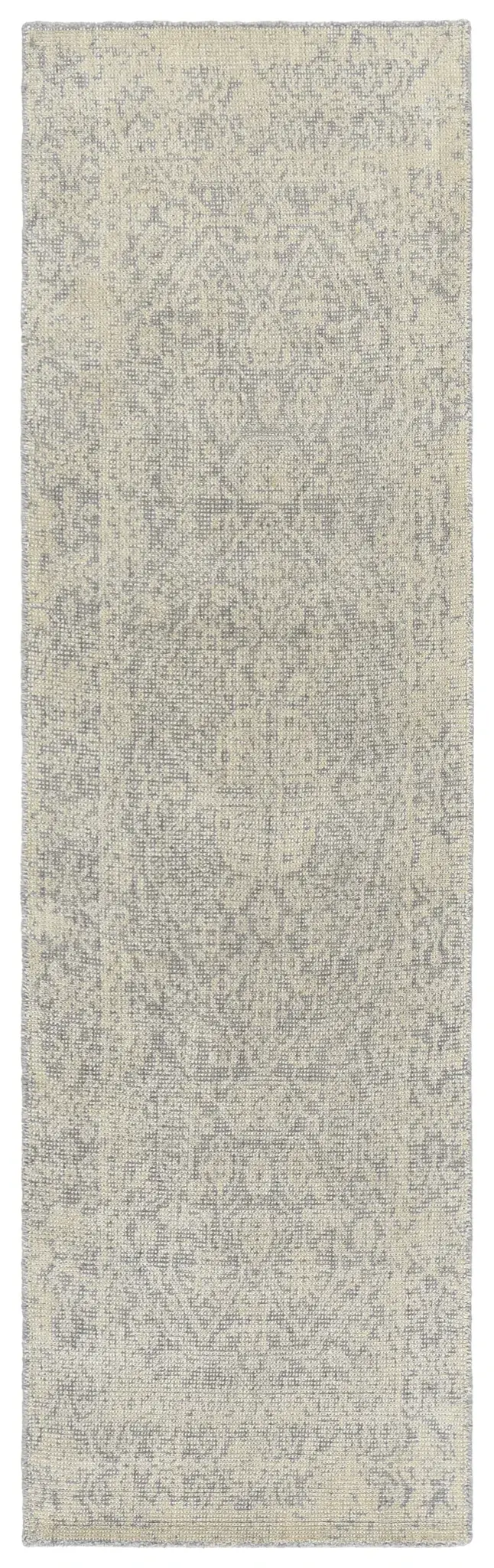 Maharaja Faded Medallion Hand-Loomed Wool Rug