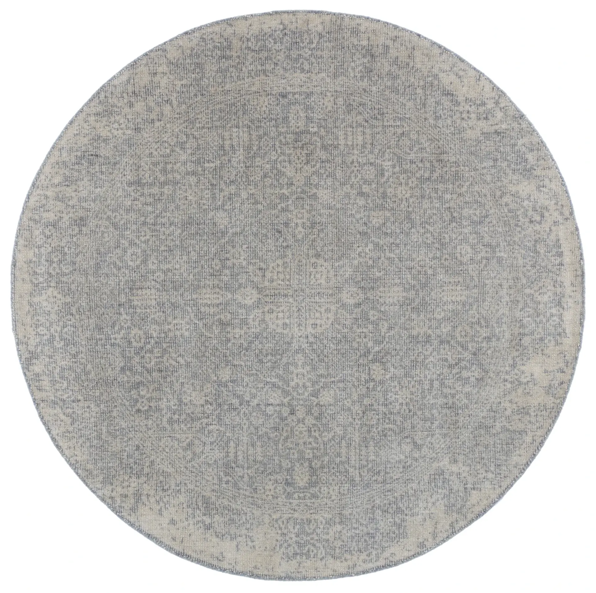 Maharaja Faded Medallion Hand-Loomed Wool Rug