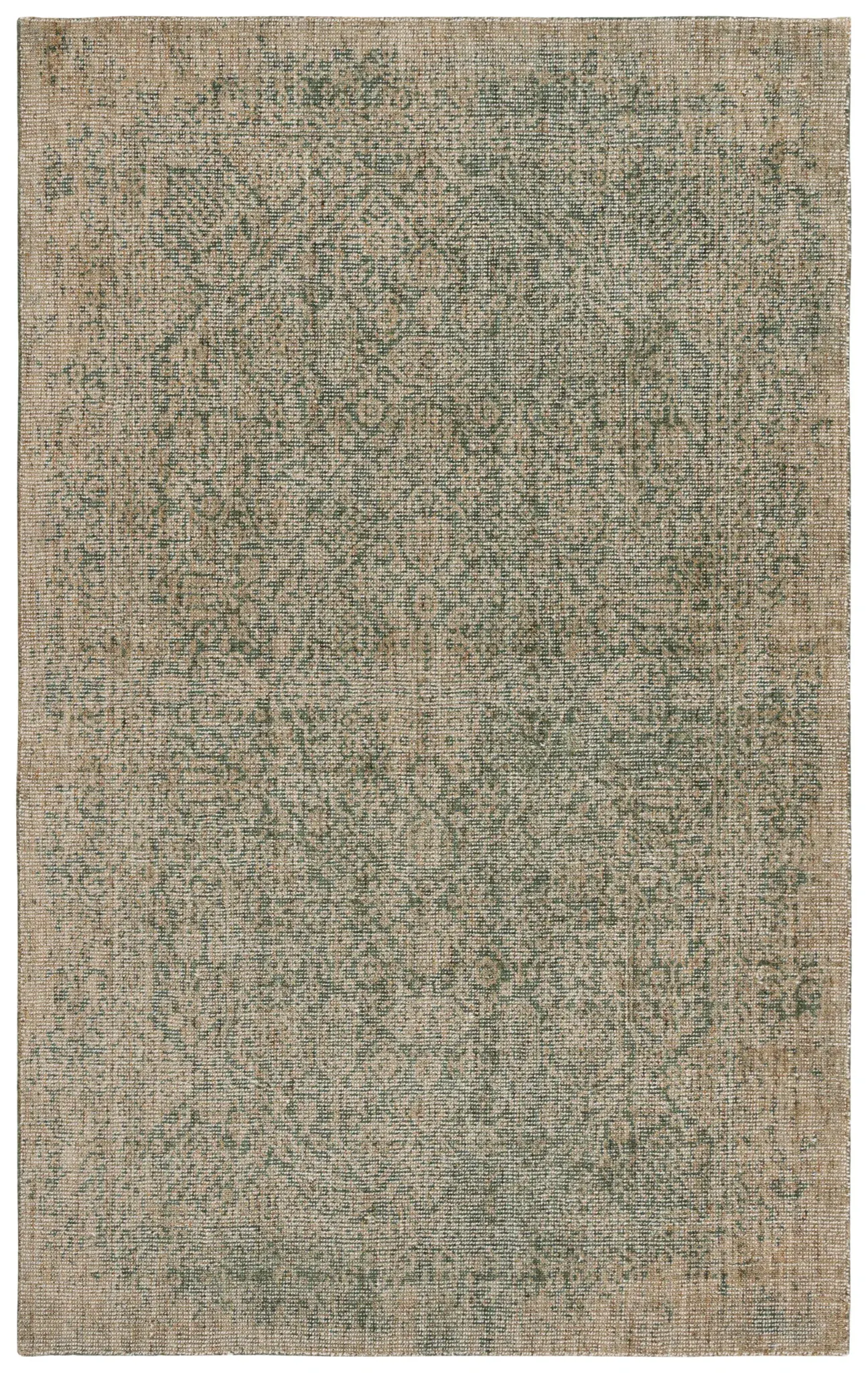 Maharaja Faded Medallion Hand-Loomed Wool Rug