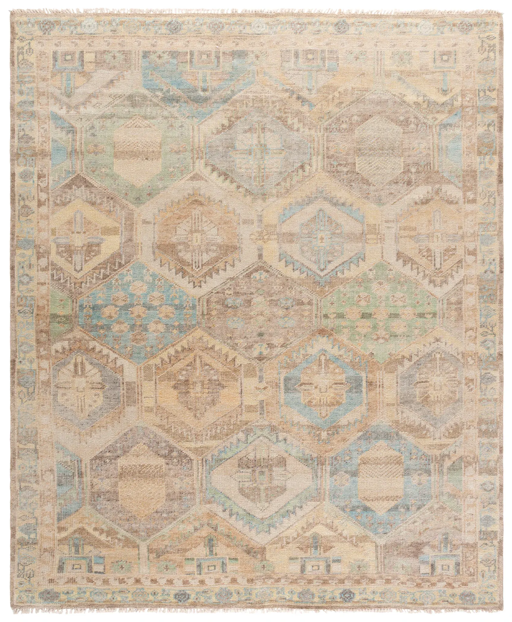 Maharaja Traditional Tribal Hand-Knotted Wool Rug