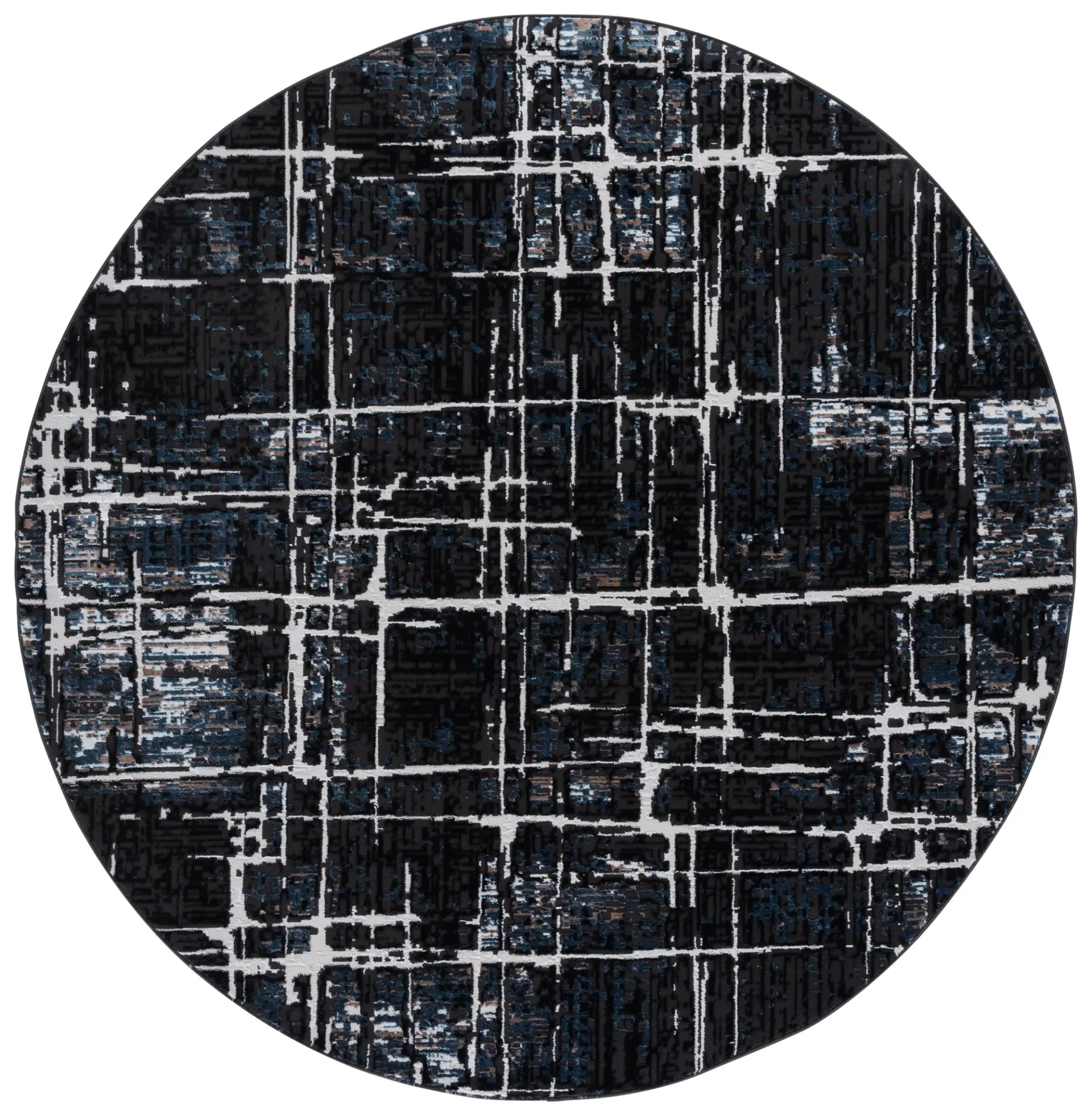 Mila Abstract Grid Rug