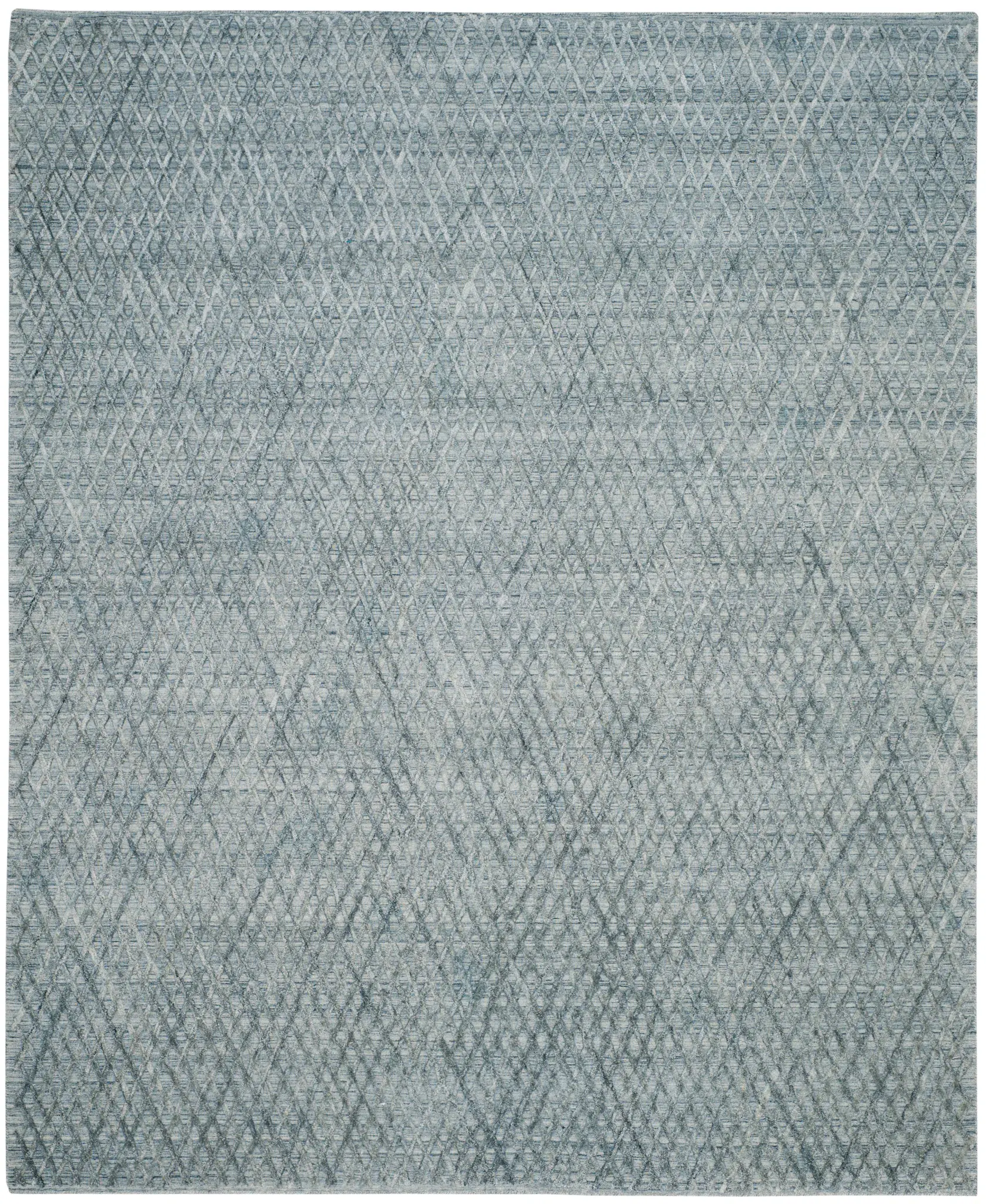 Mirage Diamond Grid Hand-Loomed Rug