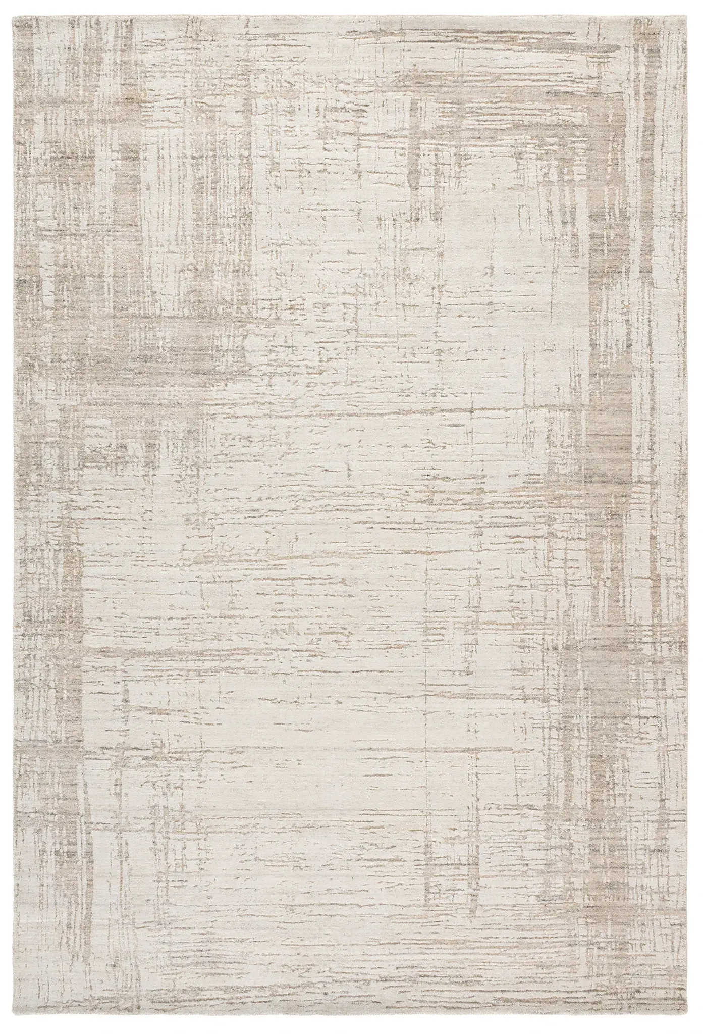 Mirage Crosshatch Striated Hand-Loomed Rug