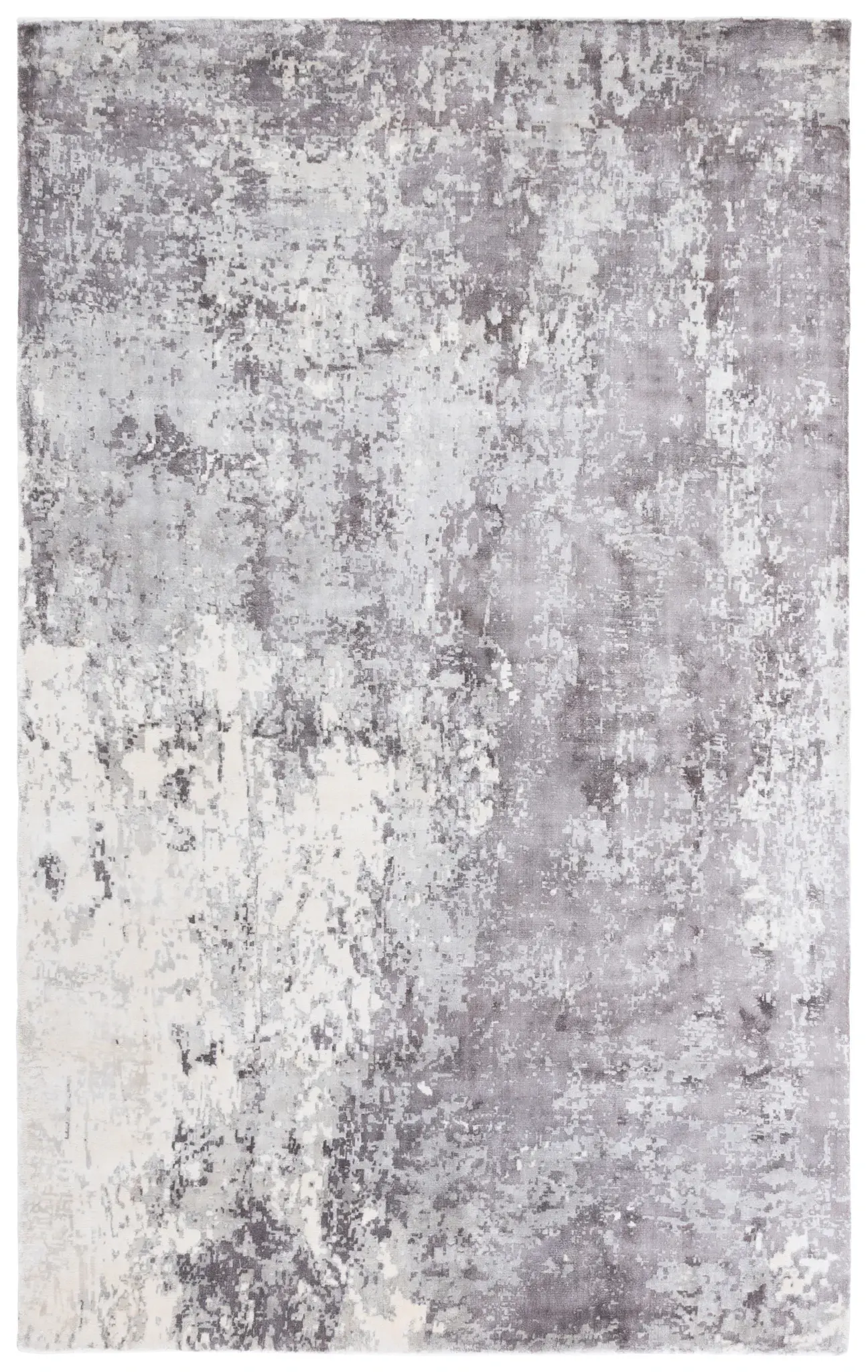 Mirage Mottled Abstract Hand-Loomed Viscose Rug
