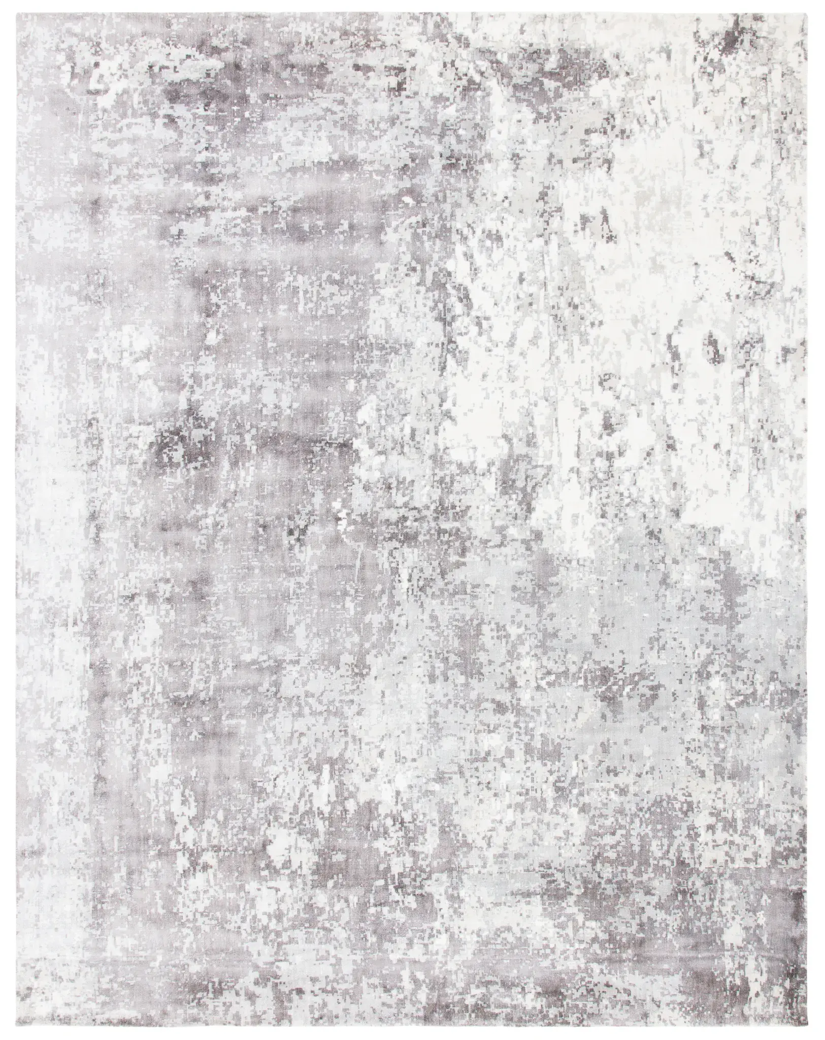 Mirage Mottled Abstract Hand-Loomed Viscose Rug
