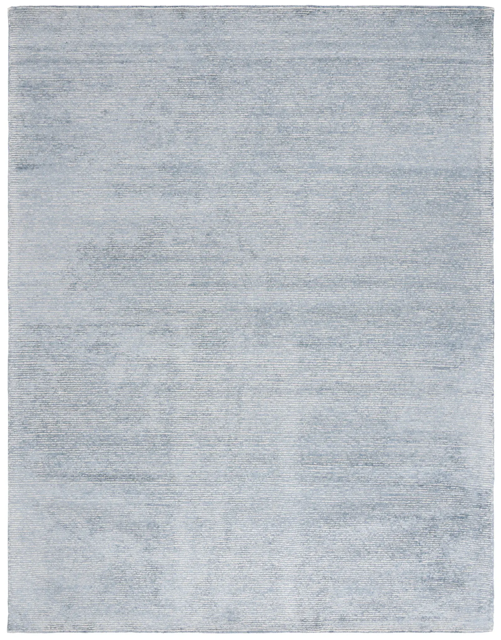 Mirage Solid Ribbed Hand-Tufted Wool & Viscose Rug
