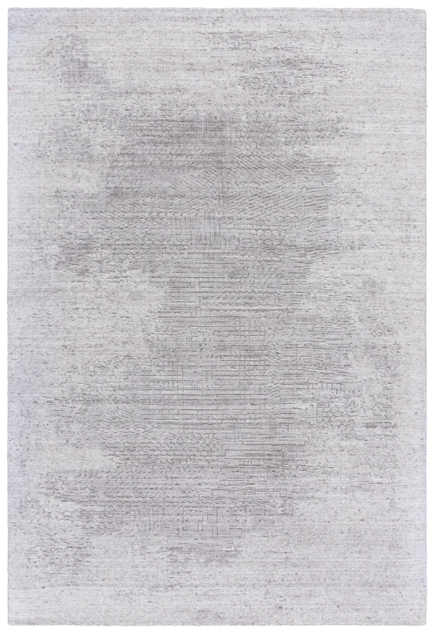 Mirage Textured Abstract Hand-Loomed Wool & Viscose Rug