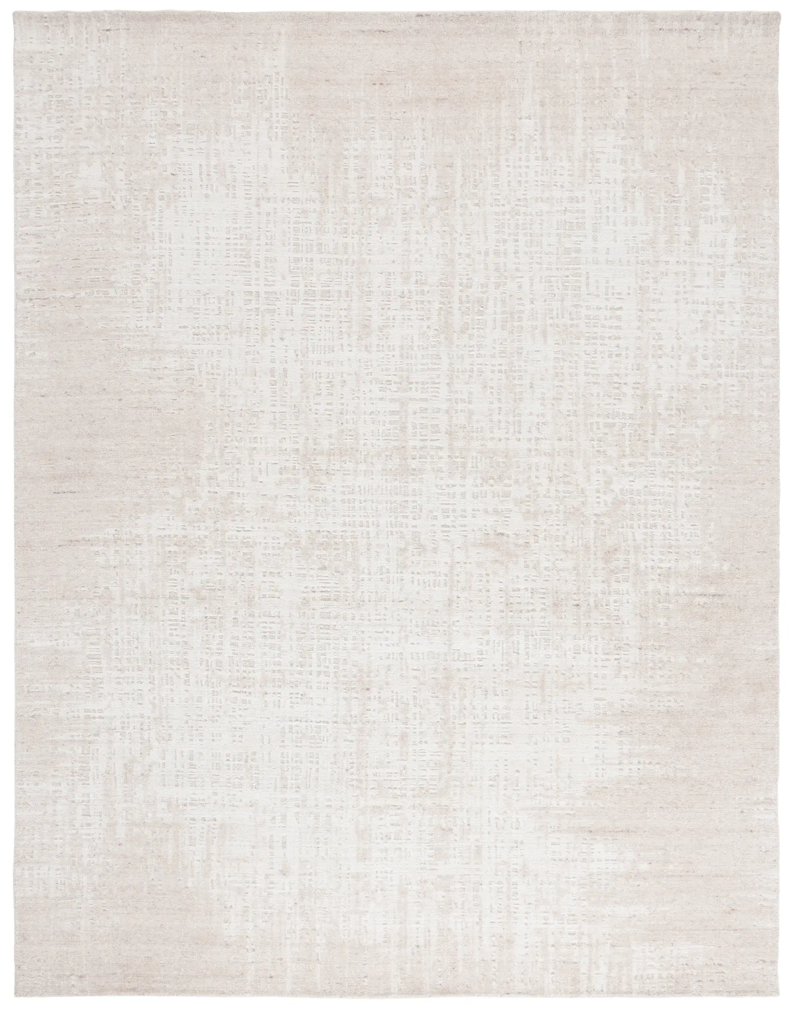 Mirage Abstract Grid Hand-Loomed Wool & Viscose Rug
