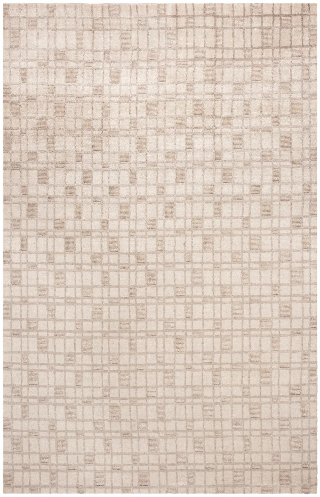 Mirage Grid Hand-Loomed Rug