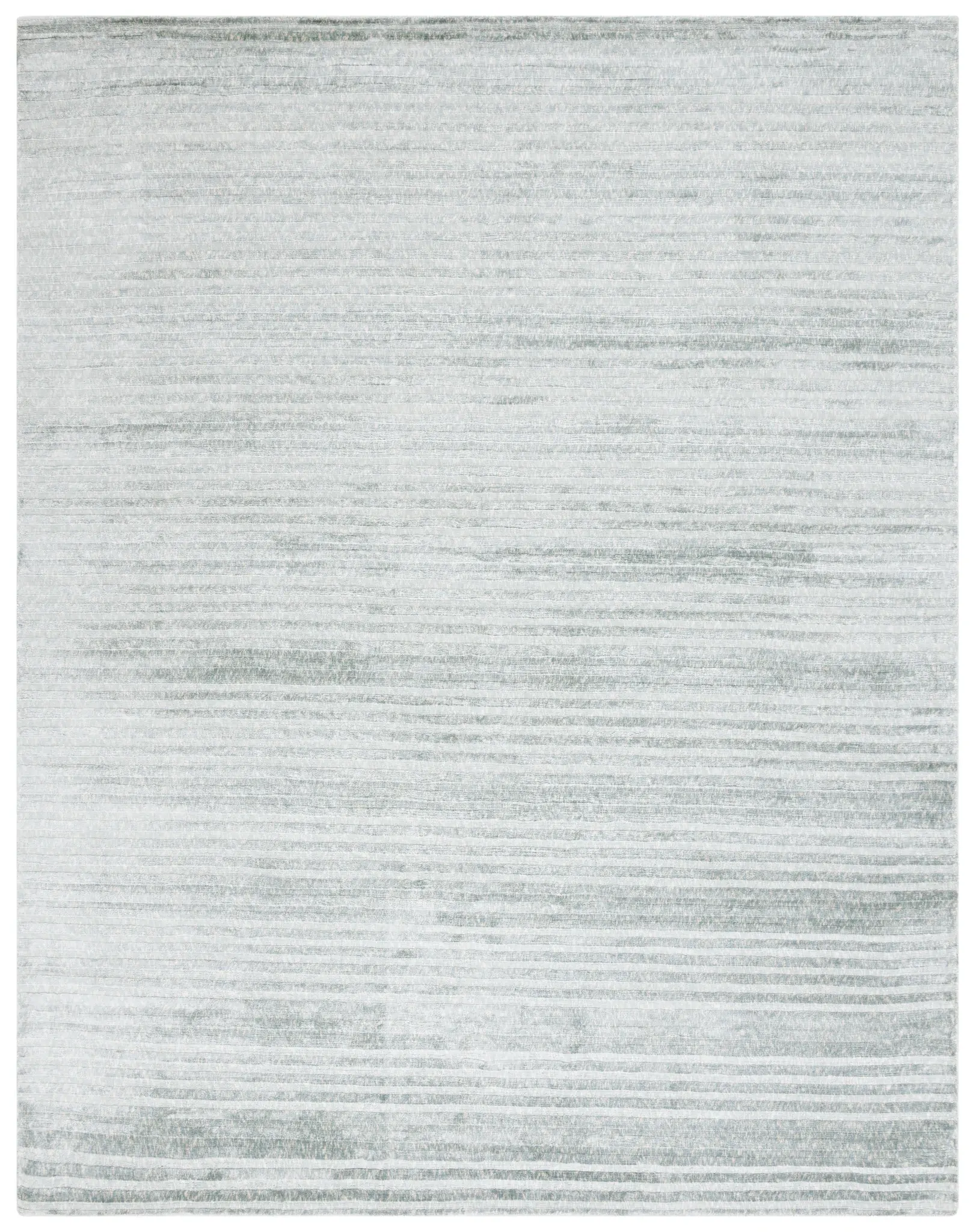 Mirage Banded Stripe Hand-Loomed Viscose Rug