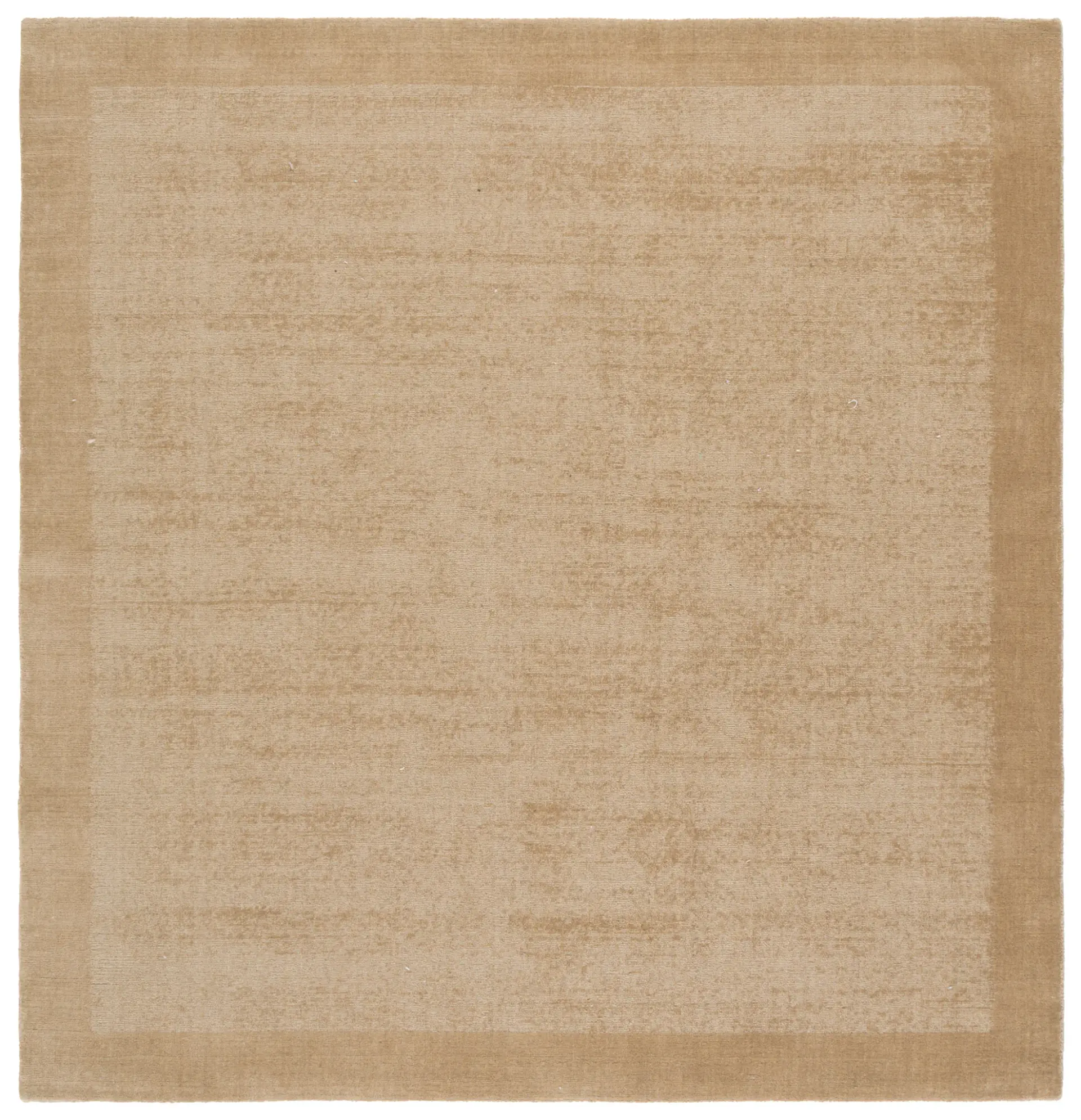 Mirage Bordered Solid Hand-Loomed Wool Rug