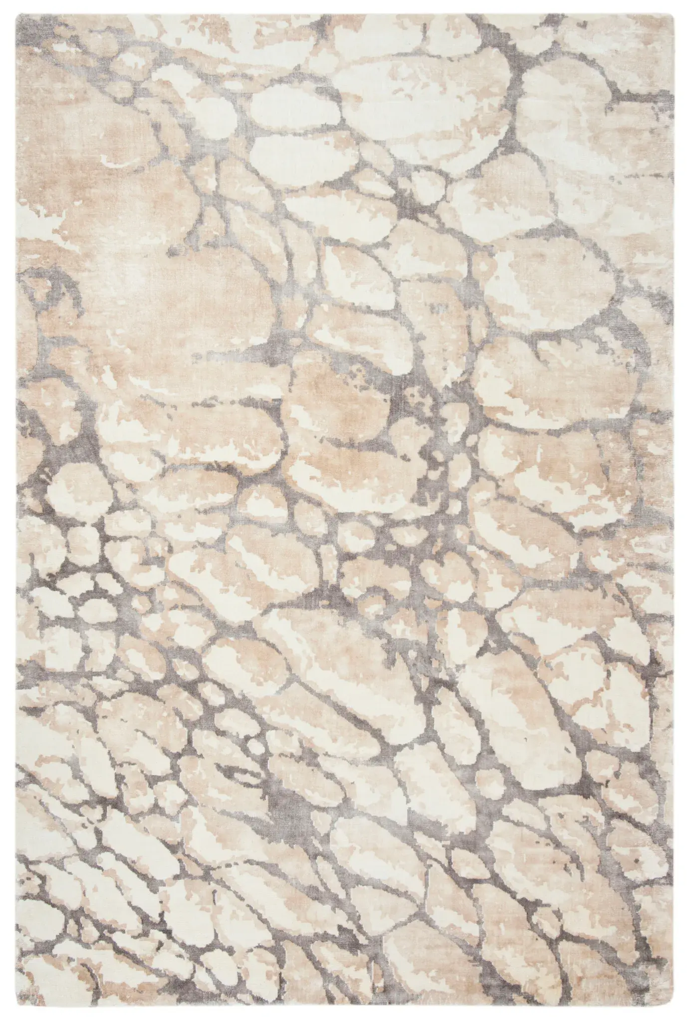 Mirage Marbled Hand-Loomed Viscose Rug