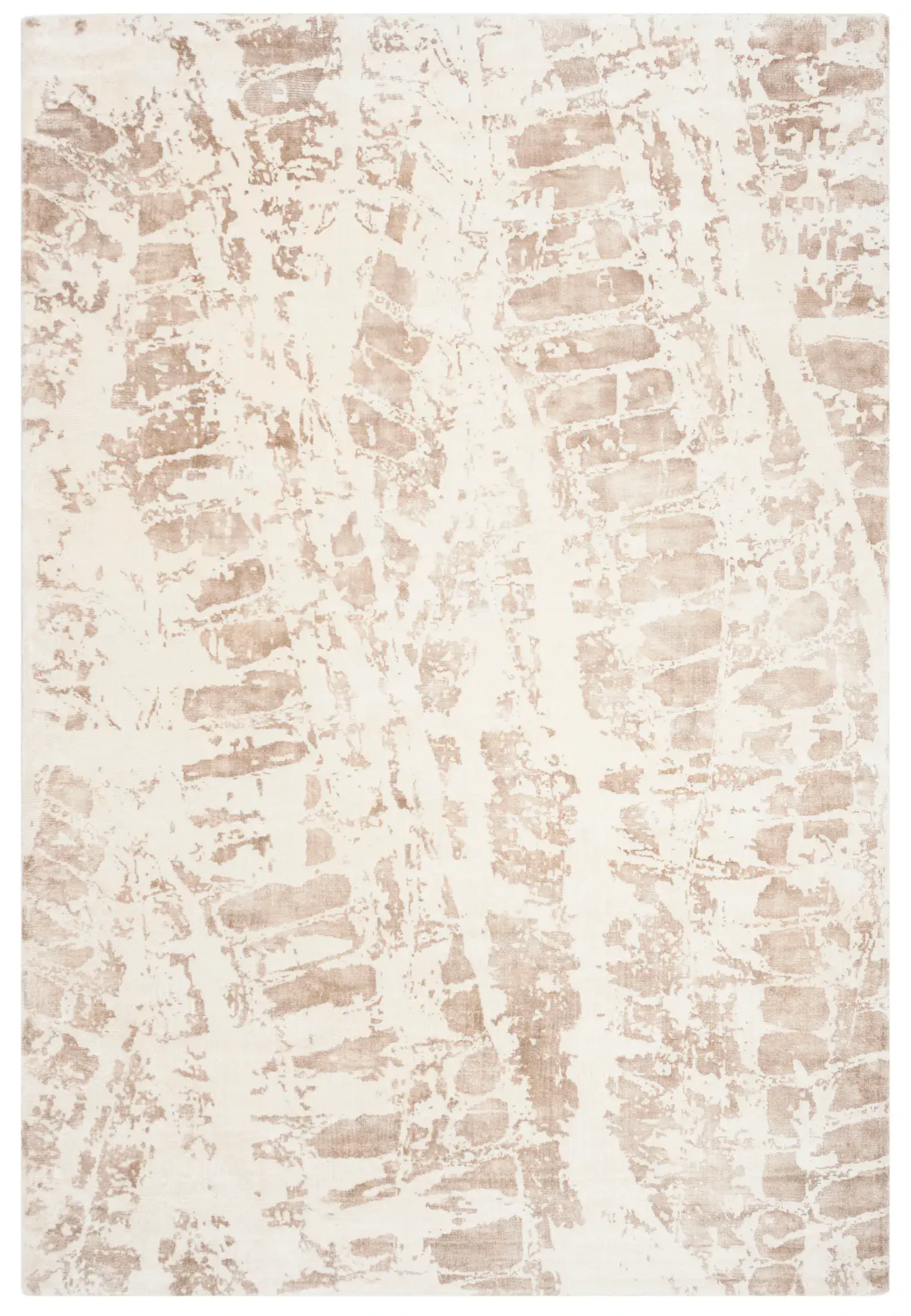 Mirage Abstract Bark Hand-Loomed Viscose Rug