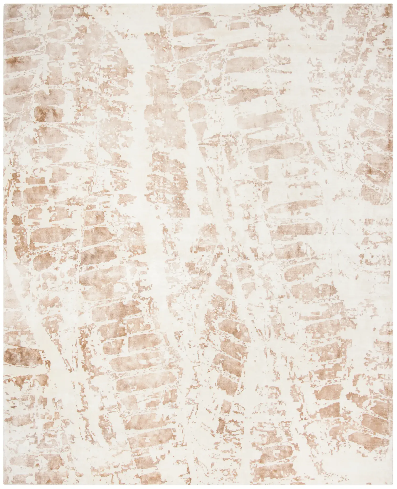 Mirage Abstract Bark Hand-Loomed Viscose Rug