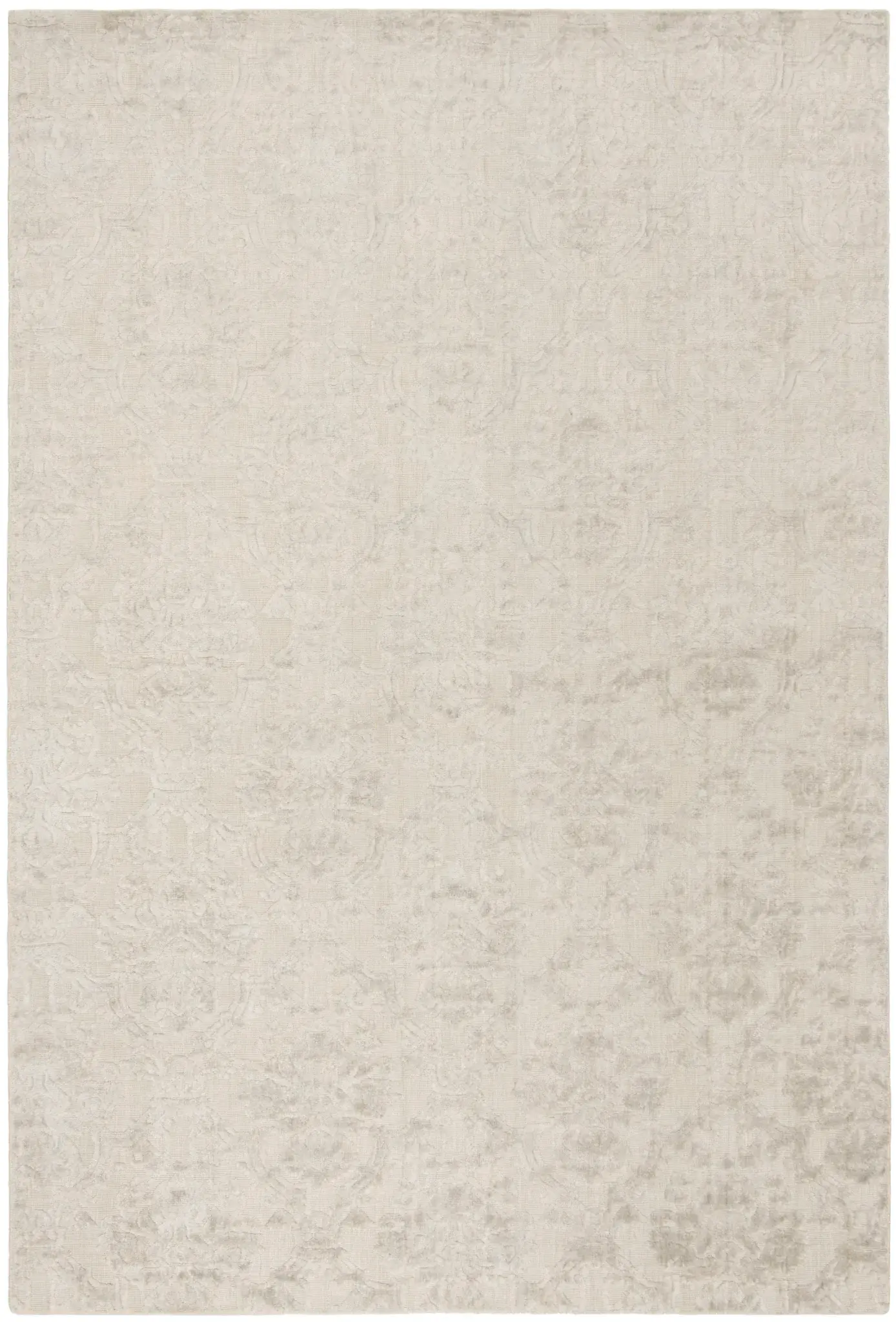 Mirage Damask Hand-Loomed Viscose Rug