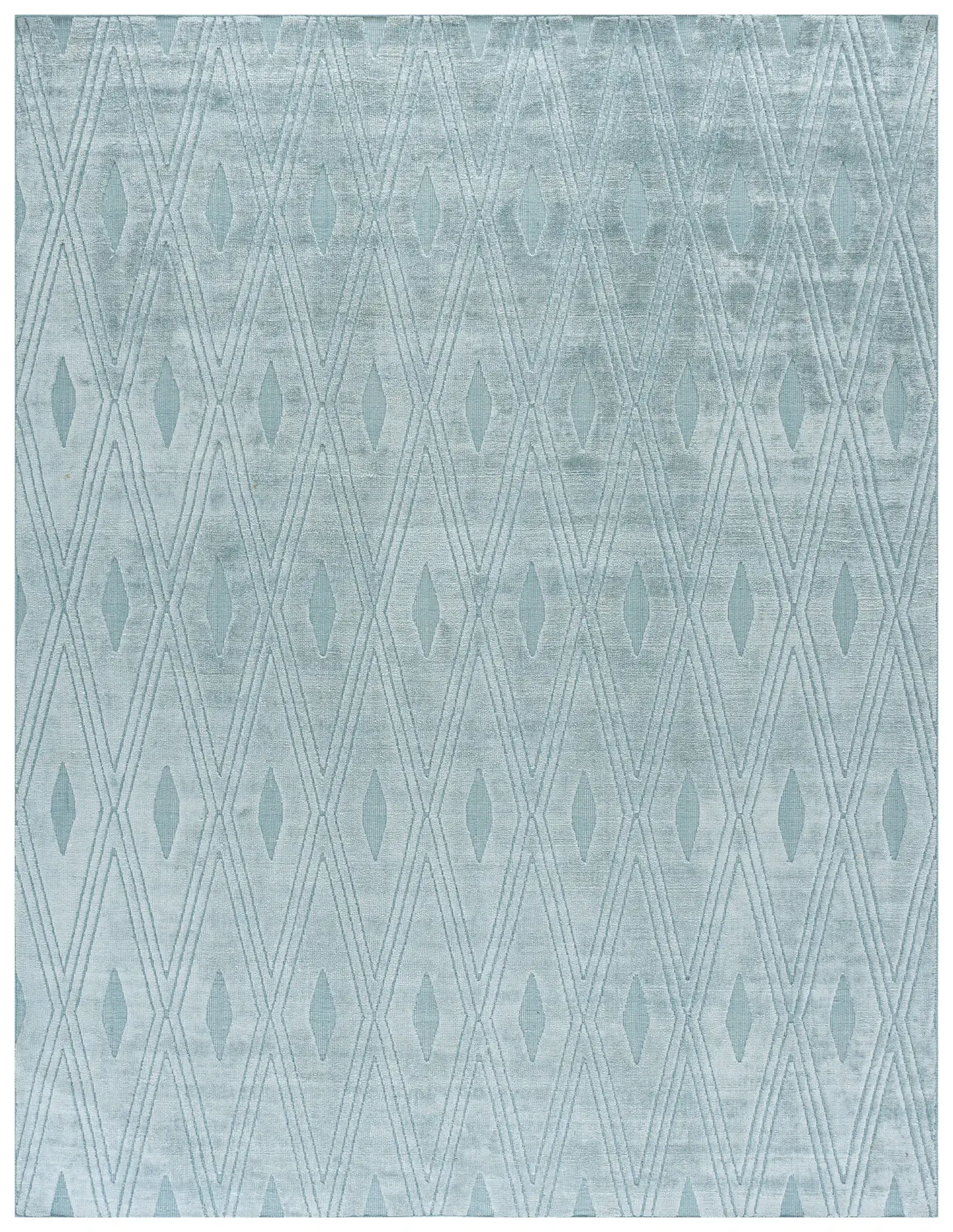 Mirage Diamond Trellis Hand-Loomed Rug