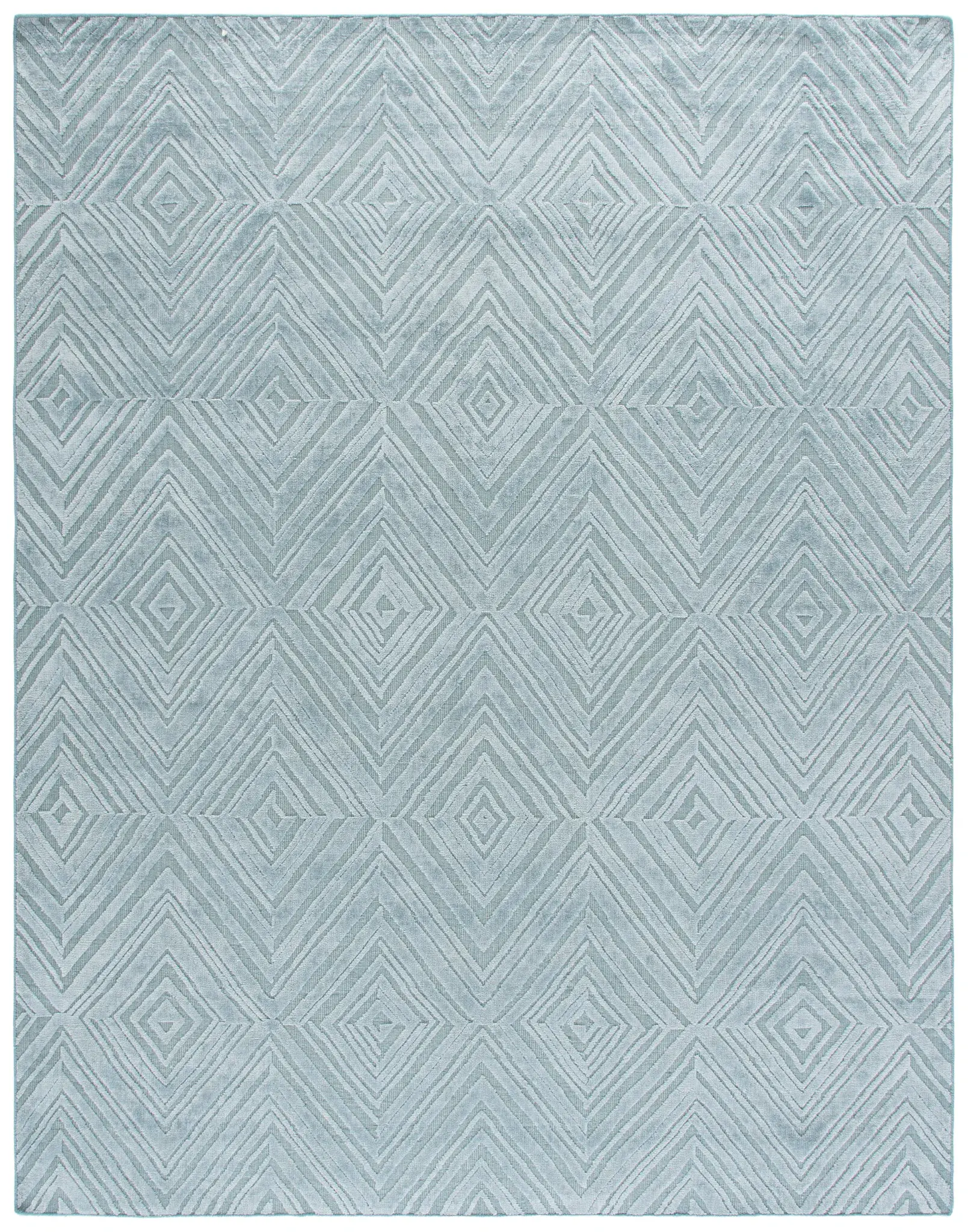 Mirage Concentric Diamond Hand-Loomed Rug
