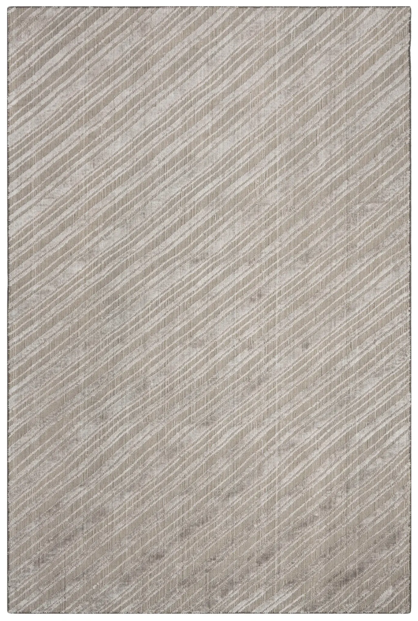 Mirage Diagonal Stripe Hand-Loomed Rug
