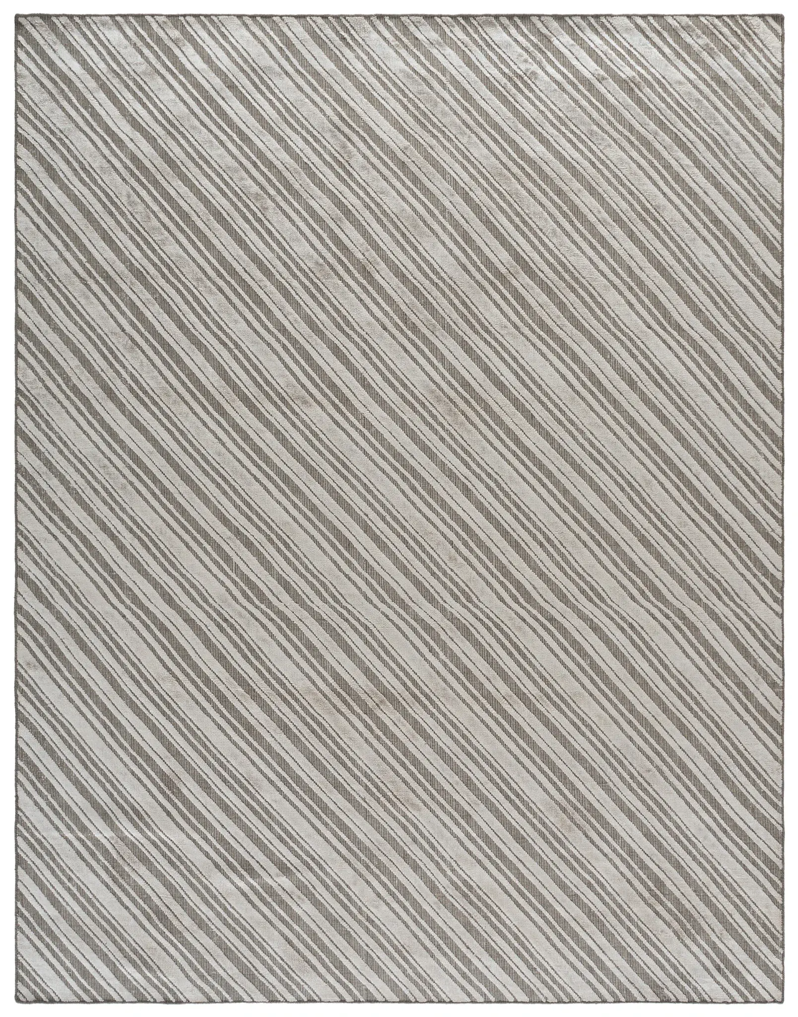 Mirage Diagonal Stripe Hand-Loomed Rug