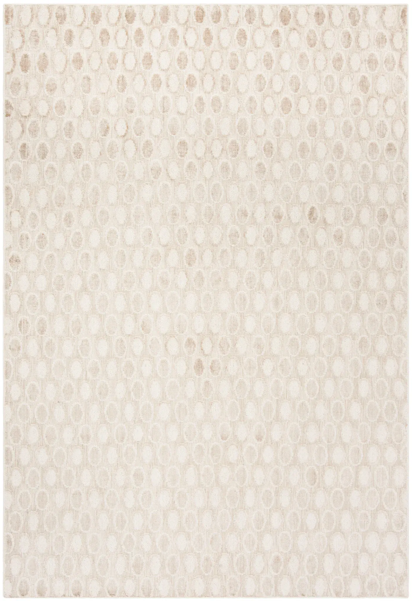 Mirage Repeating Oval Hand-Loomed Rug