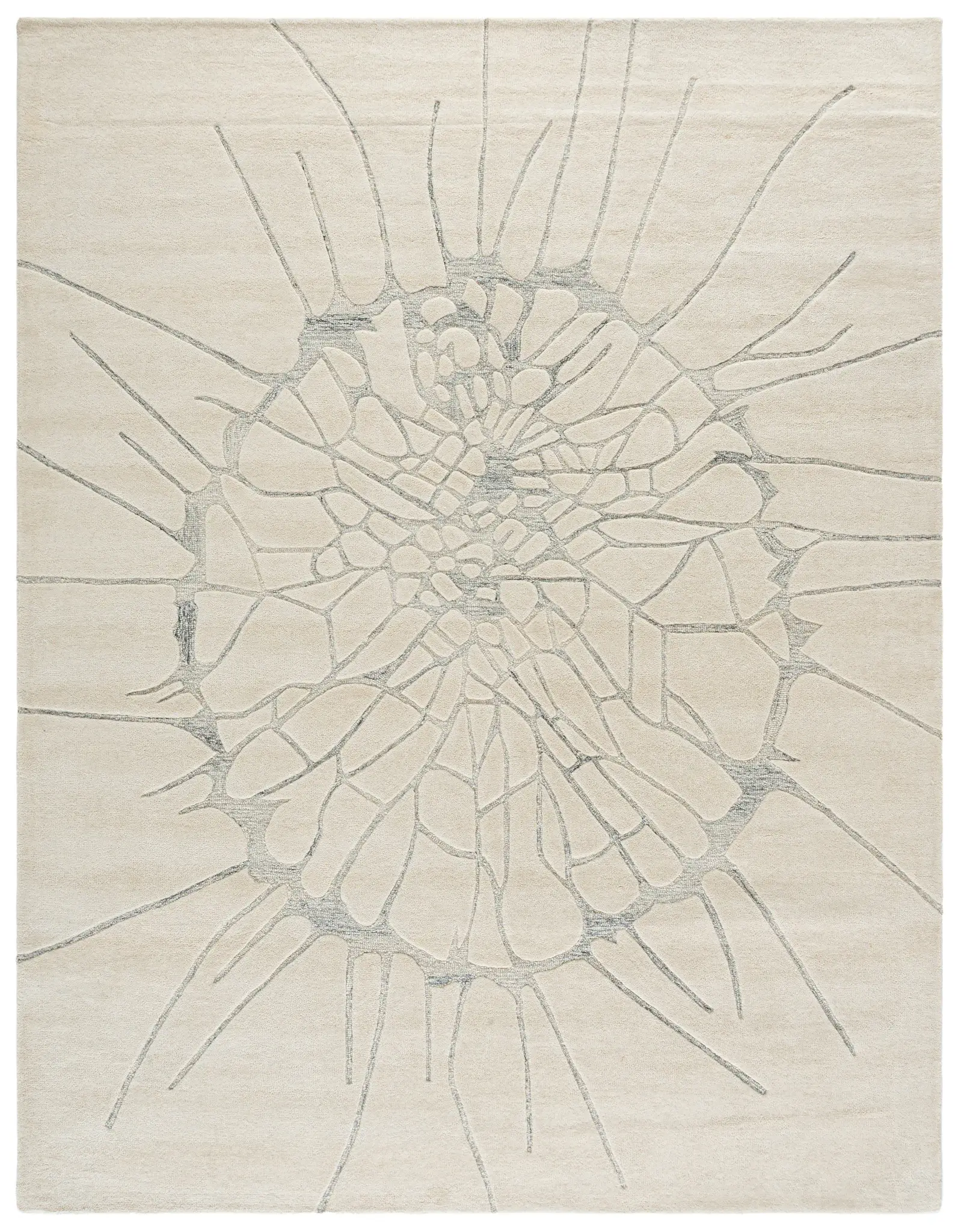 Mykonos Abstract Shattered Hand-Tufted Rug