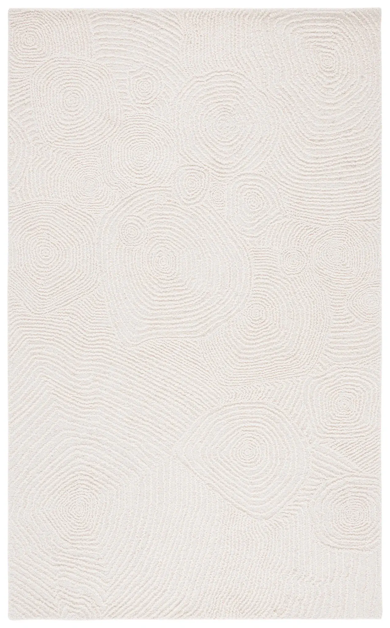Mykonos Concentric Rings Hand-Tufted Wool Rug