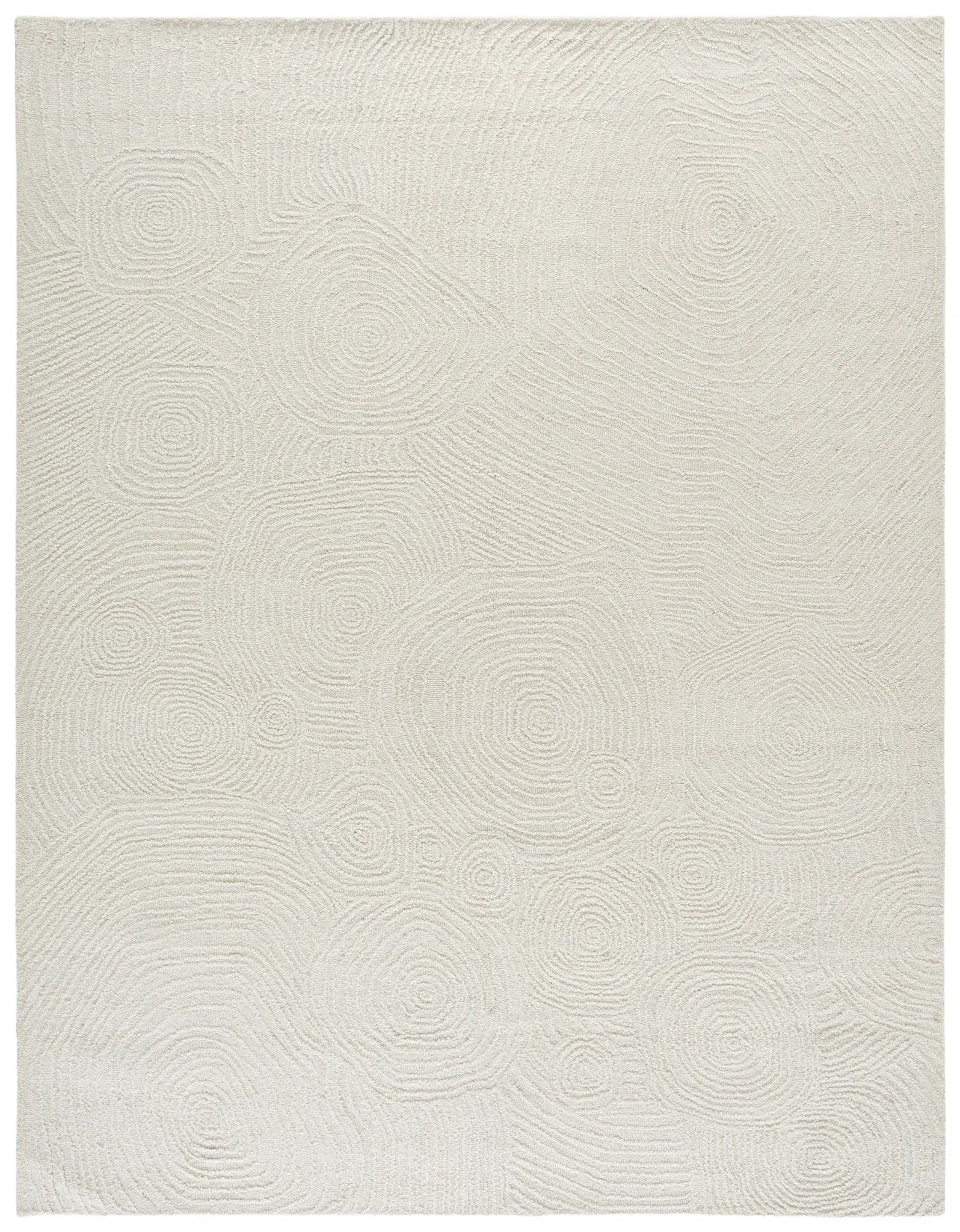 Mykonos Concentric Rings Hand-Tufted Wool Rug