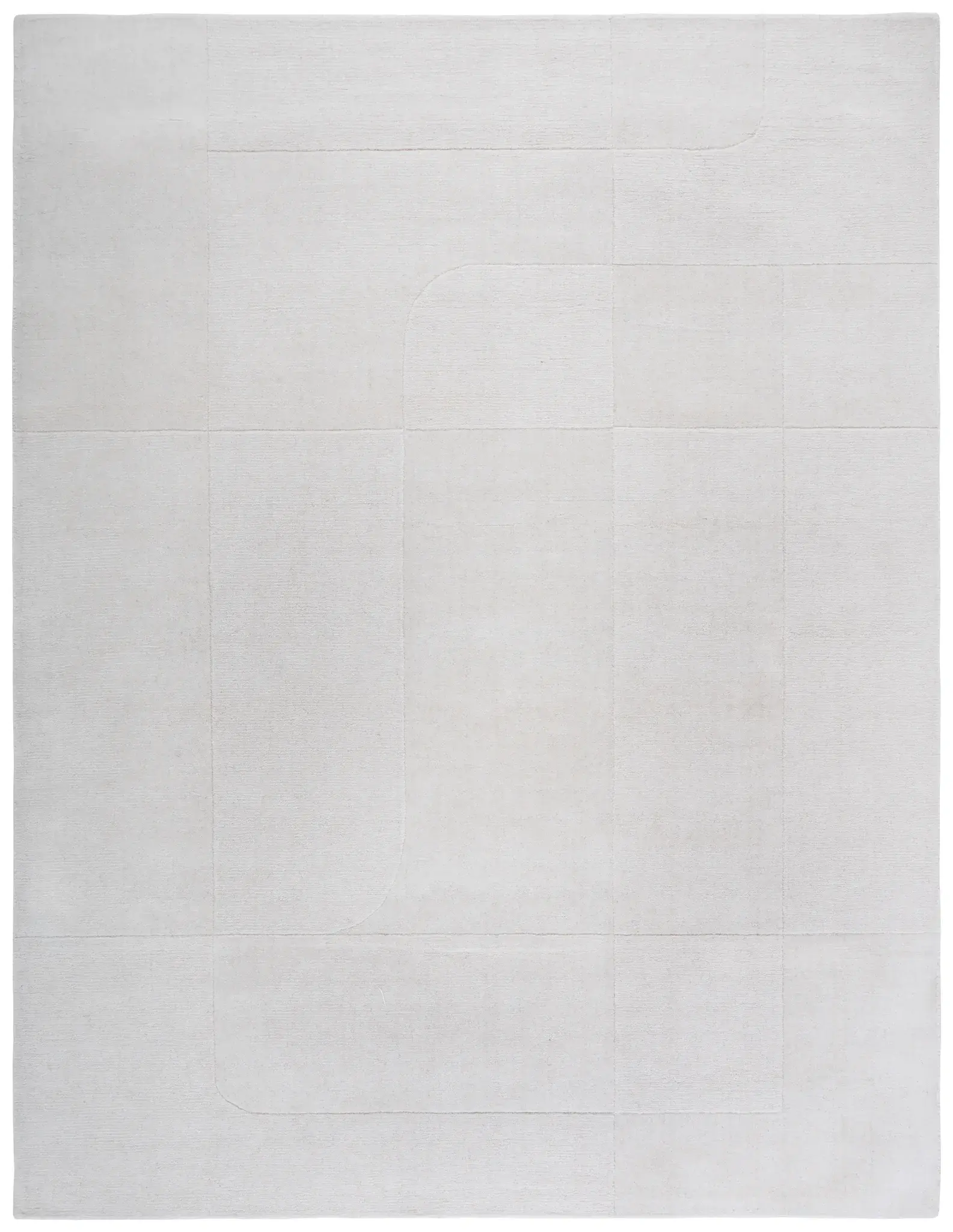 Mykonos Carved Block Hand-Loomed Wool Rug
