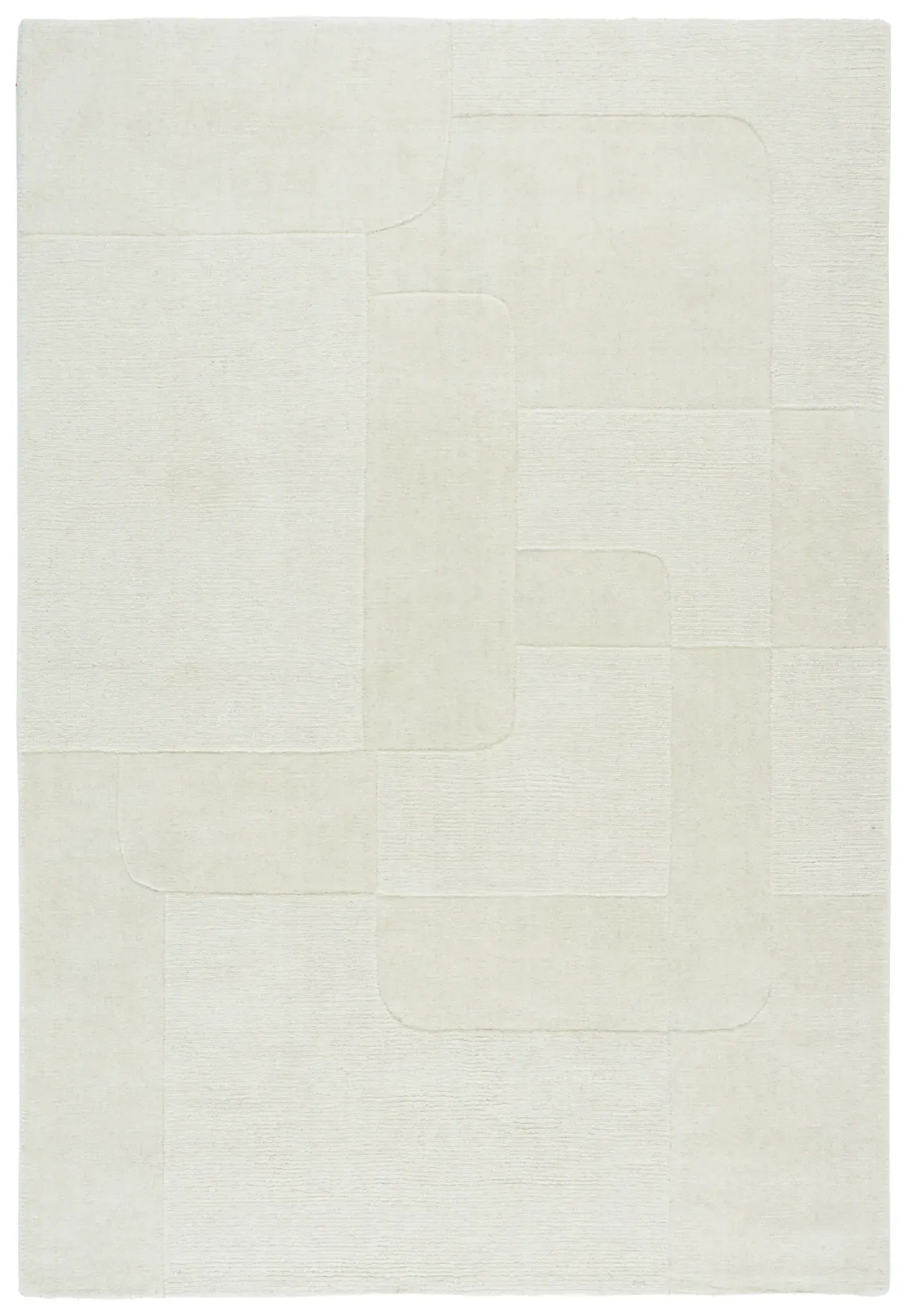 Mykonos Carved Blocks Hand-Loomed Wool Rug