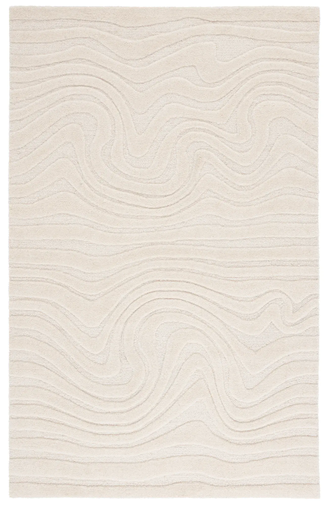 Mykonos Organic Wave Hand-Tufted Wool Rug