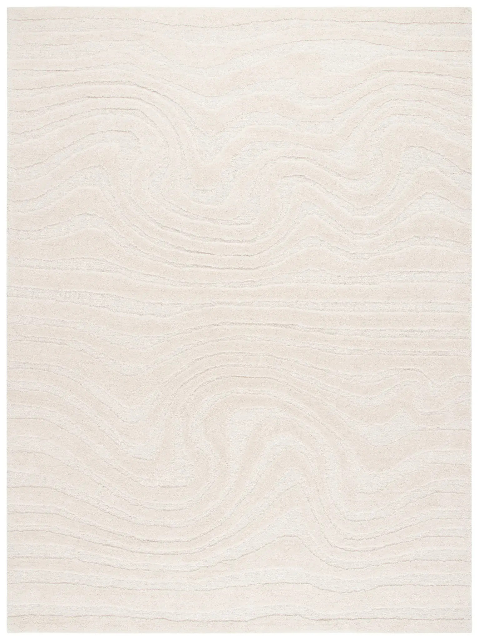 Mykonos Organic Wave Hand-Tufted Wool Rug