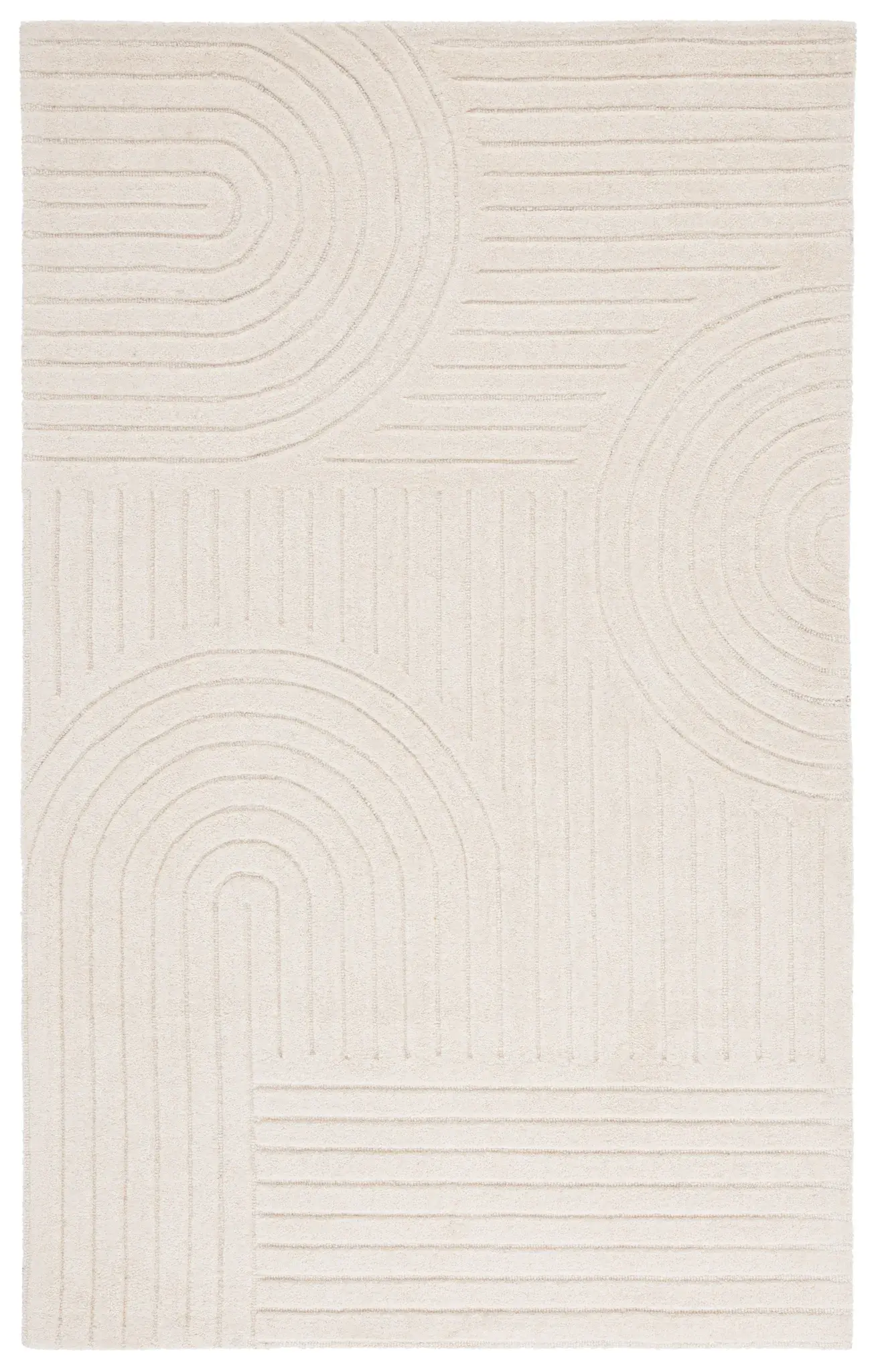 Mykonos Concentric Arch Hand-Tufted Wool Rug