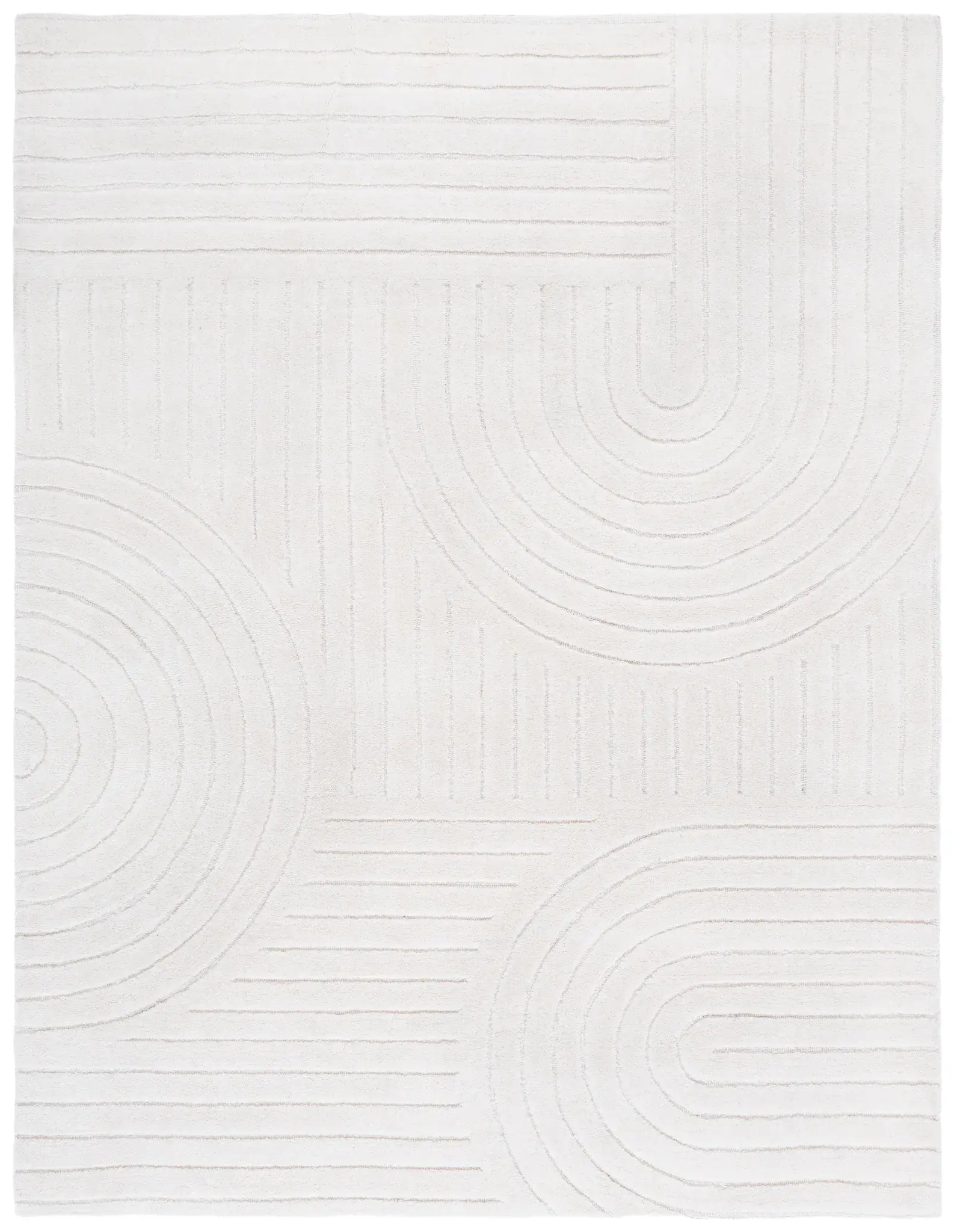 Mykonos Concentric Arch Hand-Tufted Wool Rug