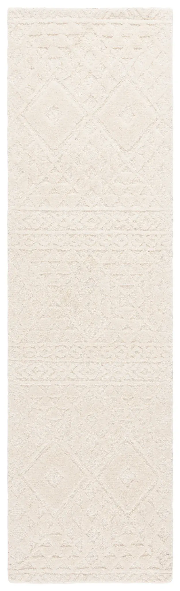 Mykonos Textured Diamond Hand-Tufted Wool Rug