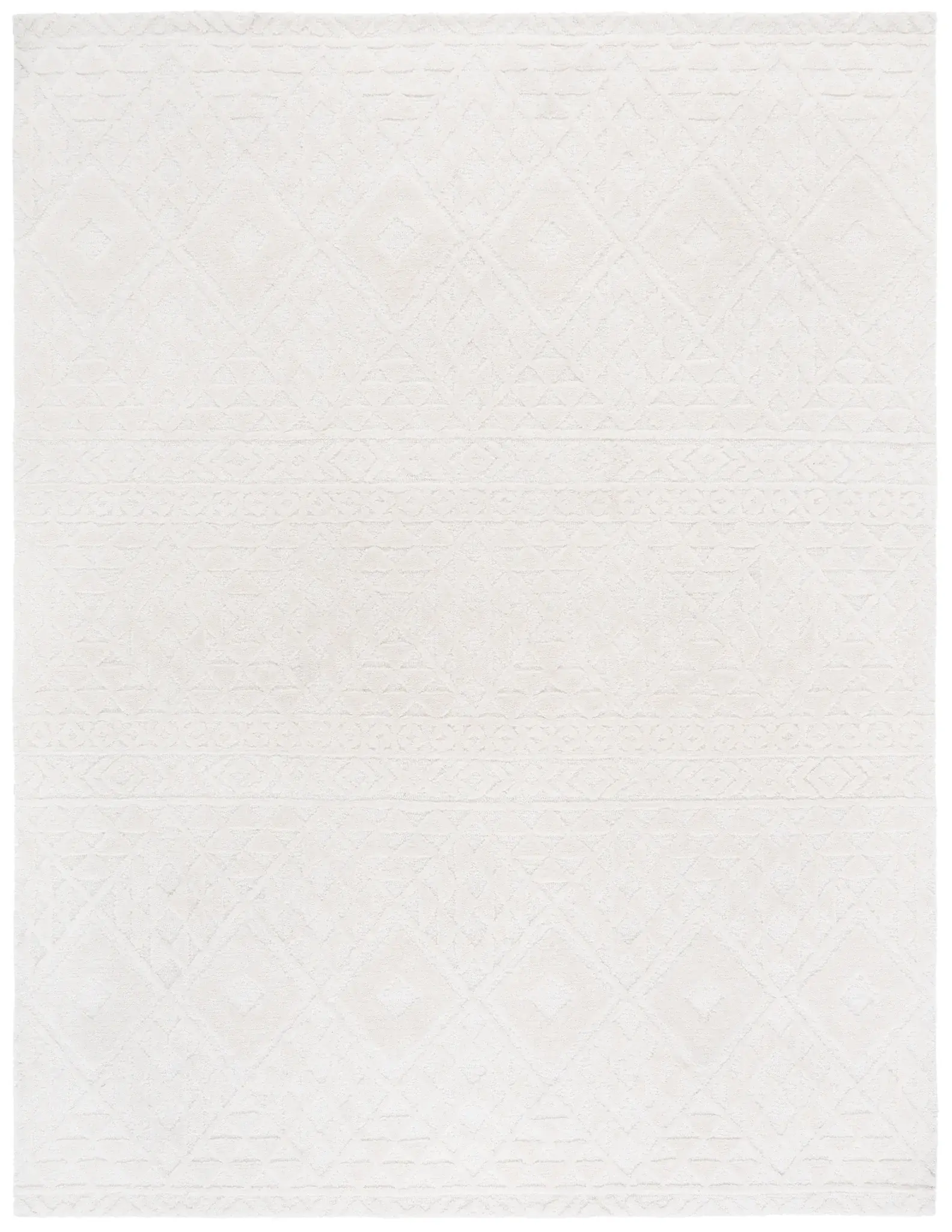 Mykonos Textured Diamond Hand-Tufted Wool Rug
