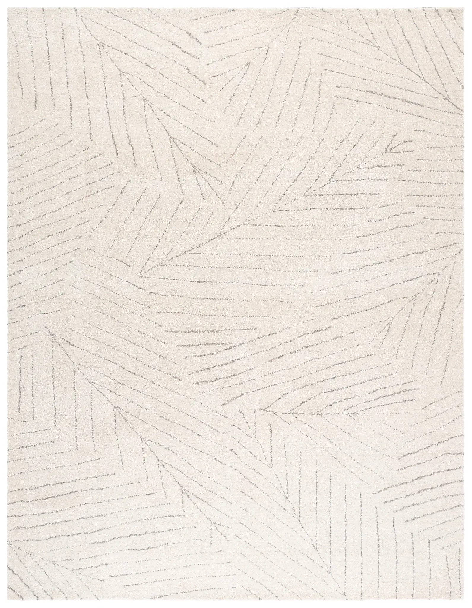 Mykonos Abstract Leaf Hand-Tufted Wool Rug