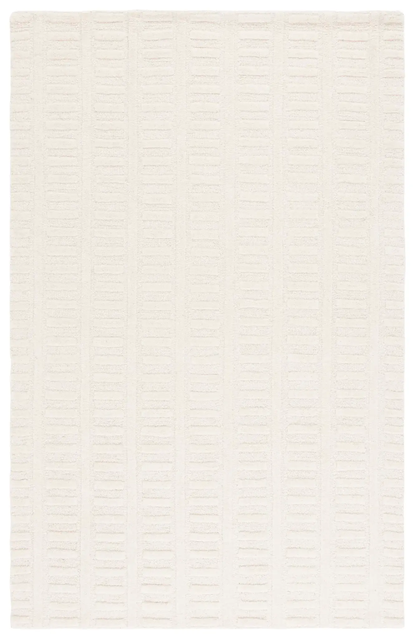 Mykonos Textured Grid Hand-Tufted Wool Rug