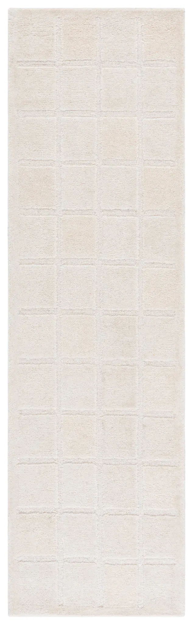 Mykonos Large-Scale Grid Hand-Tufted Wool Rug
