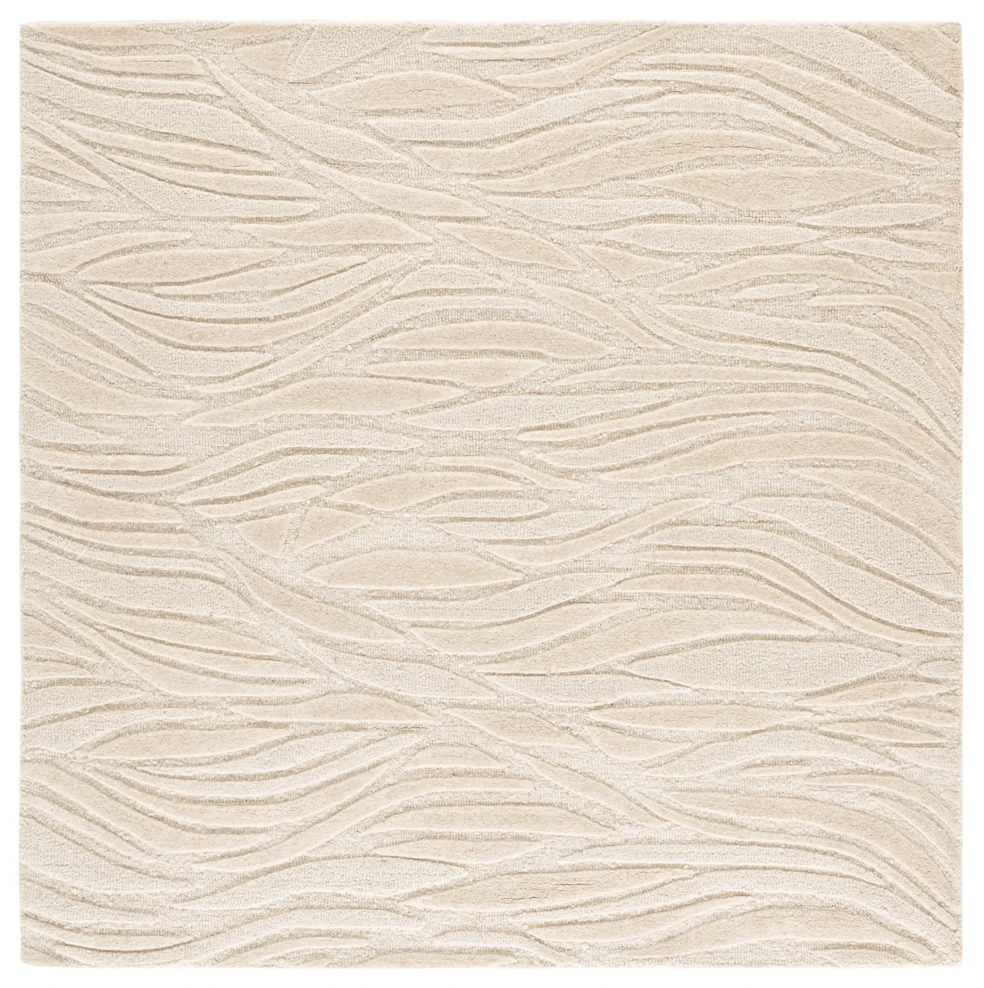 Mykonos Modern Wave Hand-Tufted Wool Rug