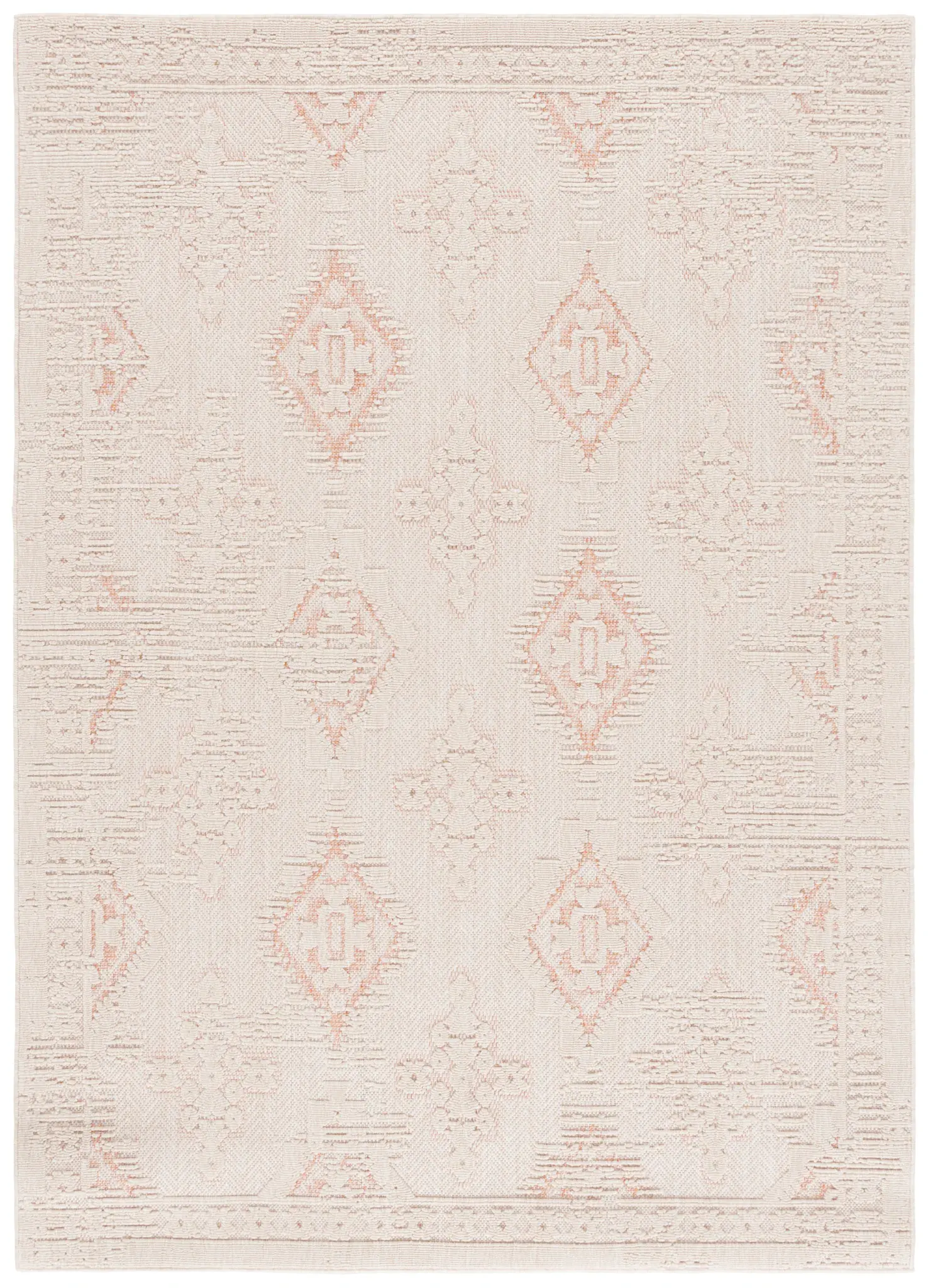 Milos Wicker Diamond Tribal Outdoor Rug
