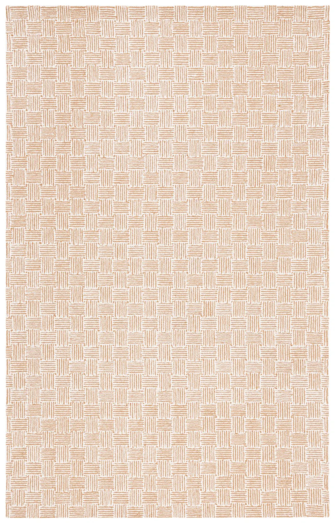 Micro-Loop Basketweave Hand-Tufted Wool Rug