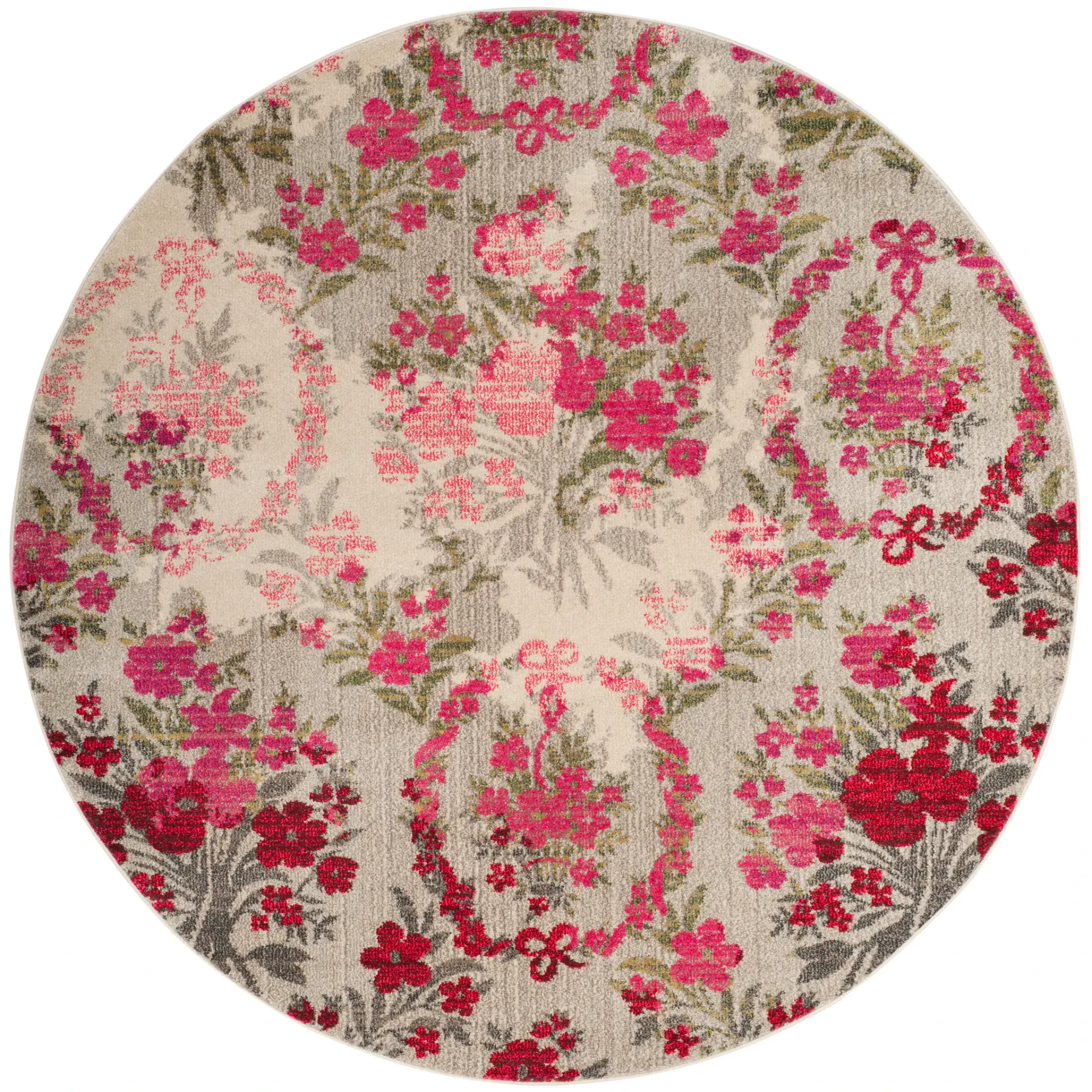 Monaco Faded Floral Bouquet Rug