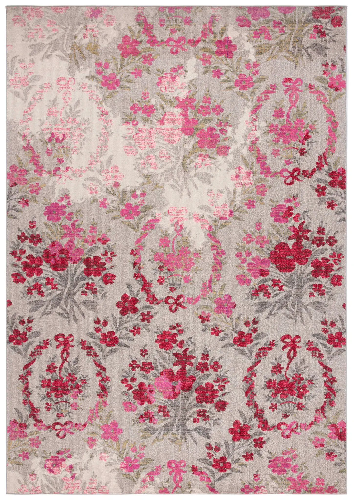 Monaco Faded Floral Bouquet Rug