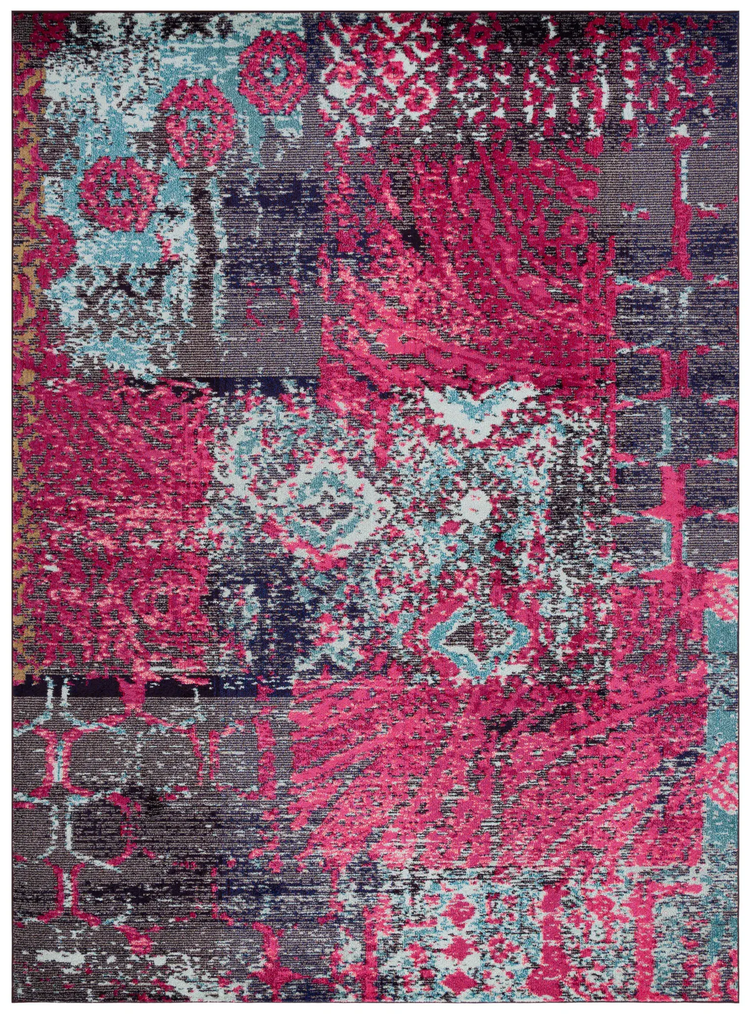 Monaco Overdyed Patchwork Rug
