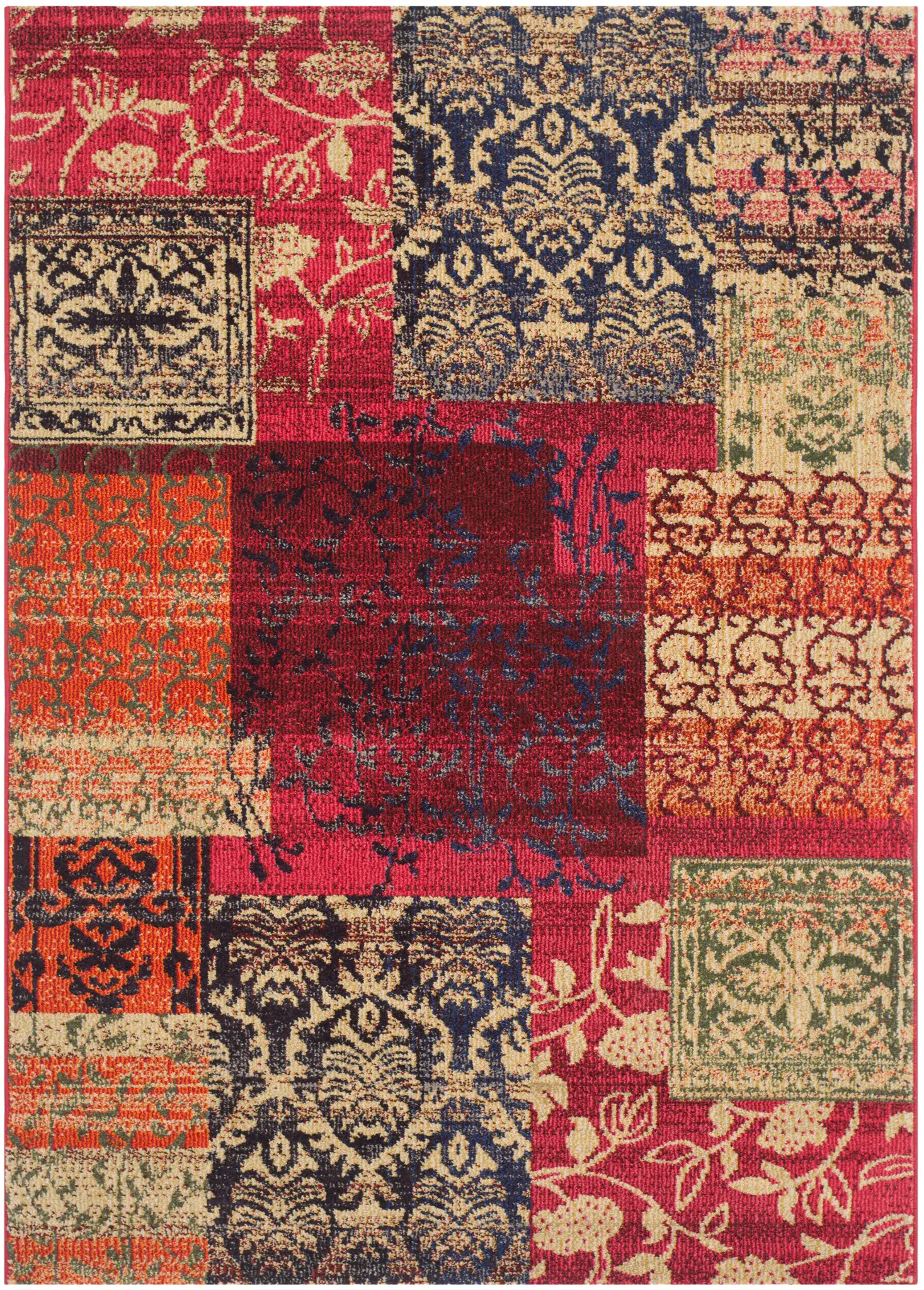 Monaco Patchwork Floral Rug