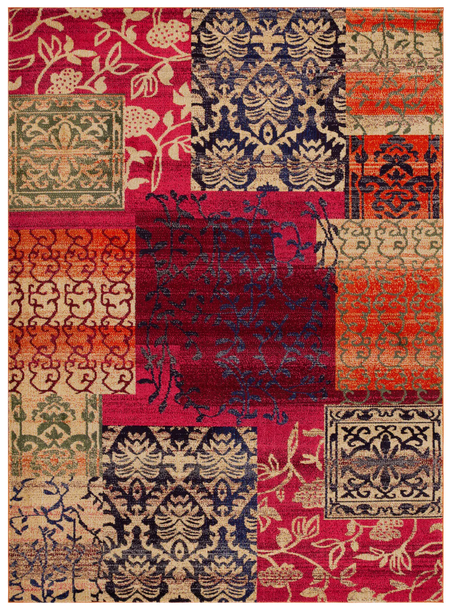 Monaco Patchwork Floral Rug