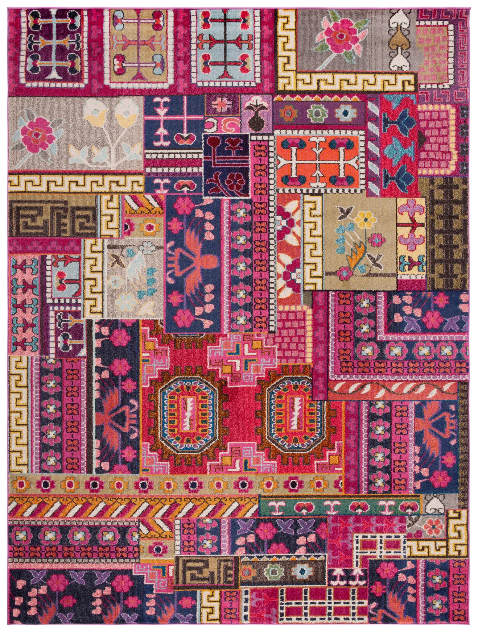 Monaco Patchwork Panel Rug