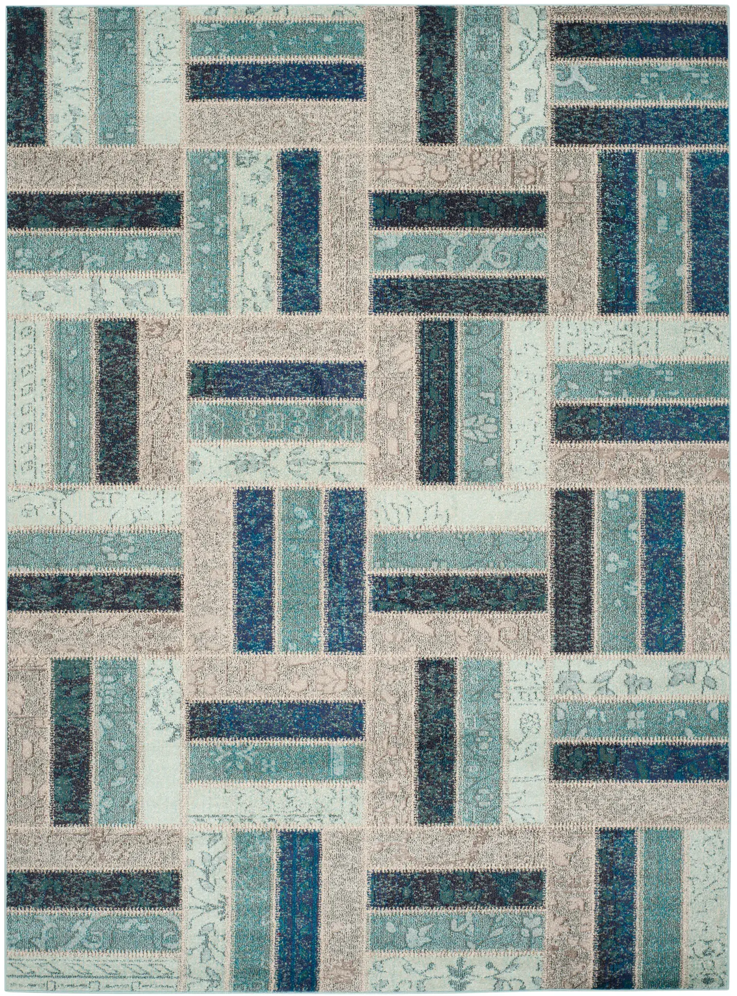 Monaco Patchwork Block Rug