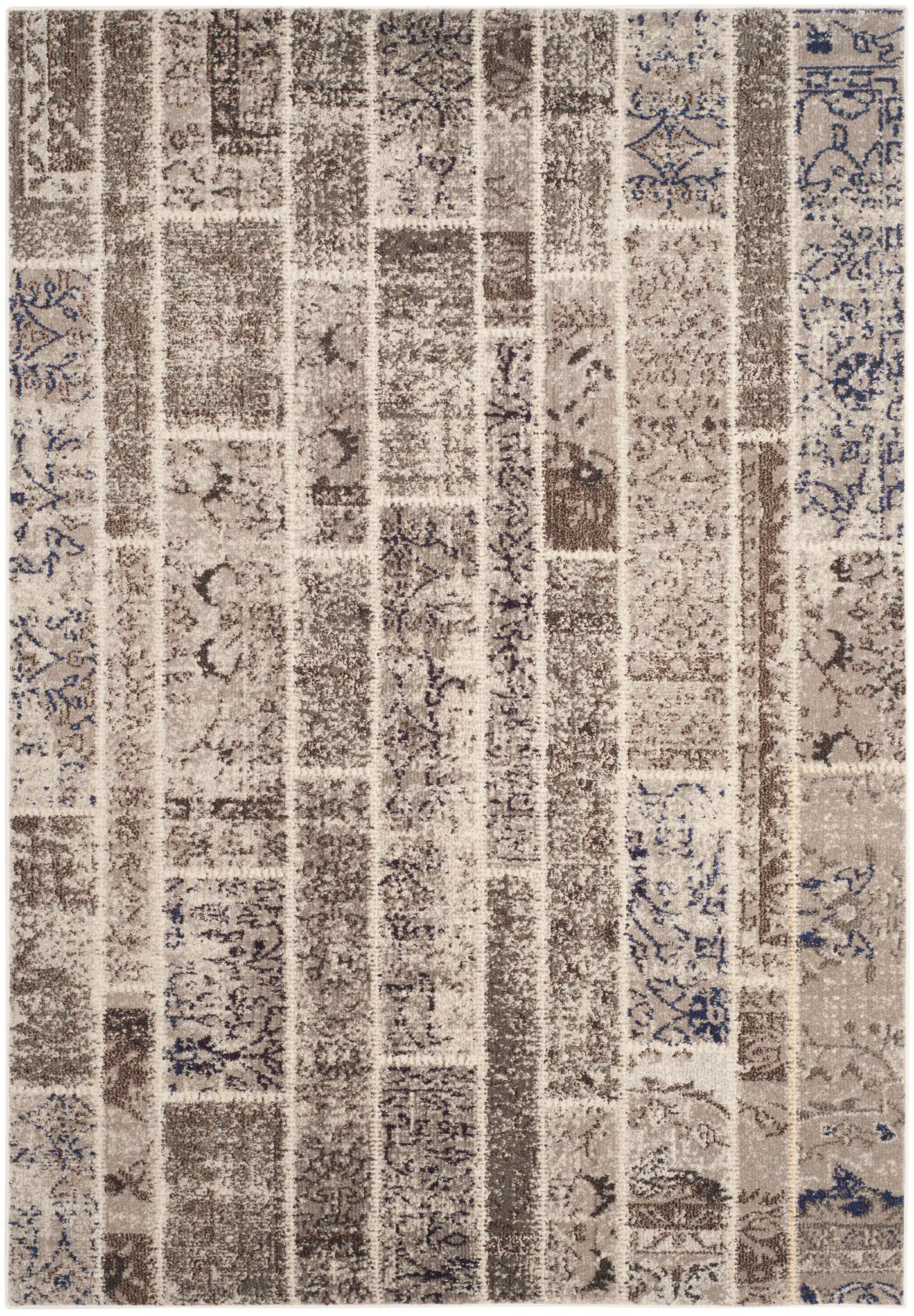 Monaco Distressed Patchwork Rug